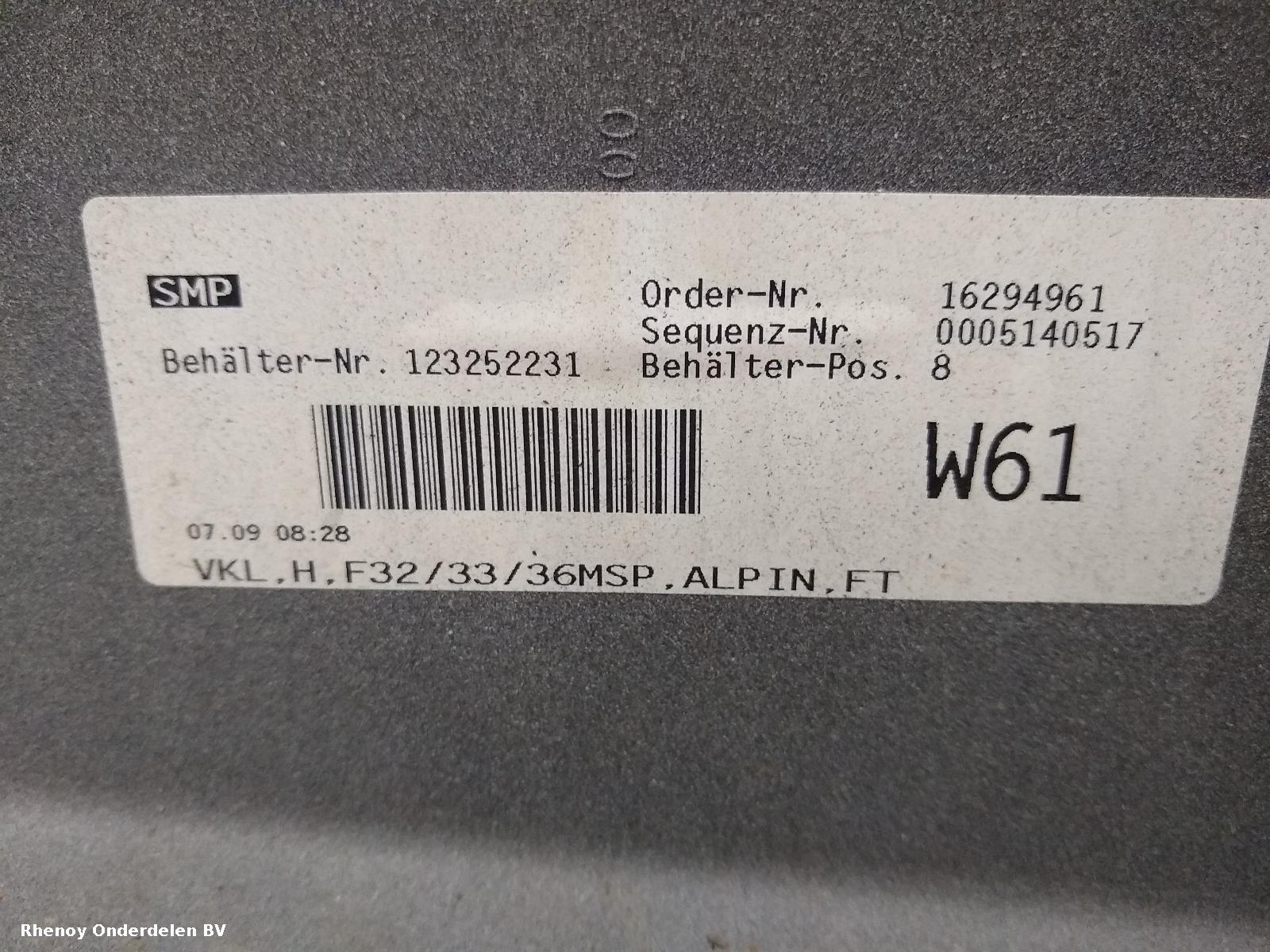 View Auto part BUMPER ACHTER BMW 4 SERIES 2018