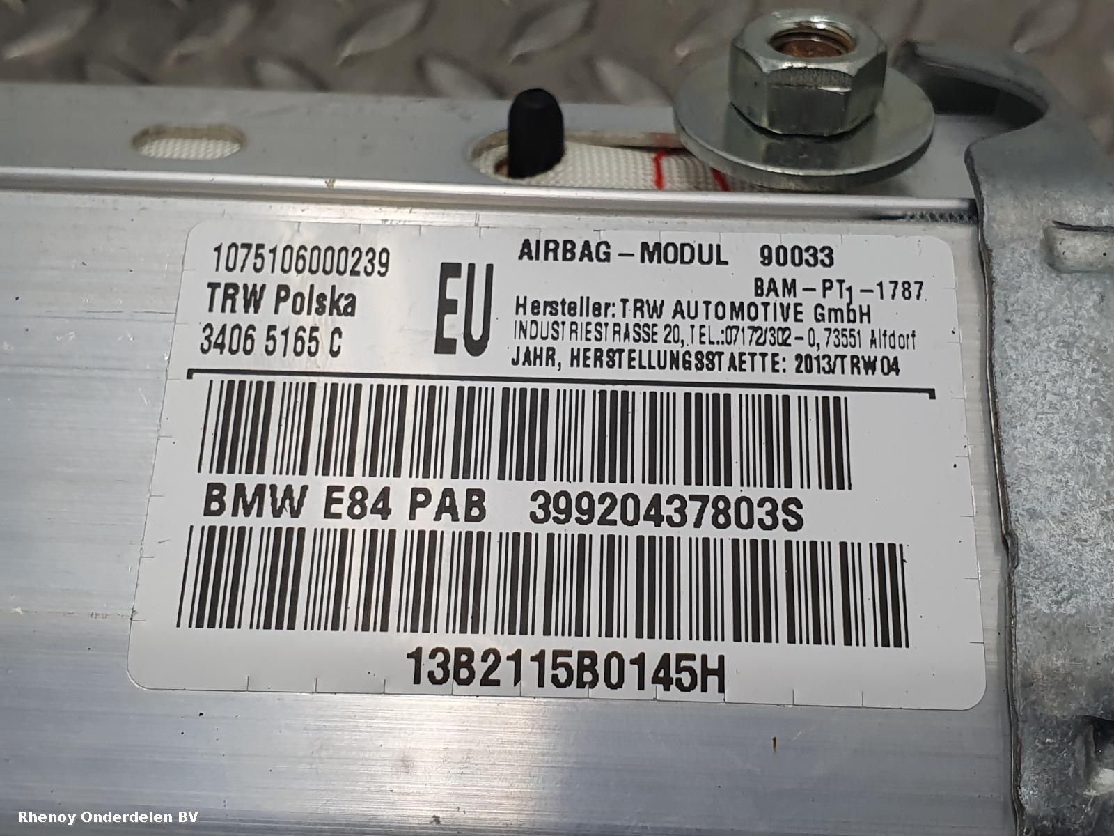 View Auto part AIRBAG SET BMW X1 2013