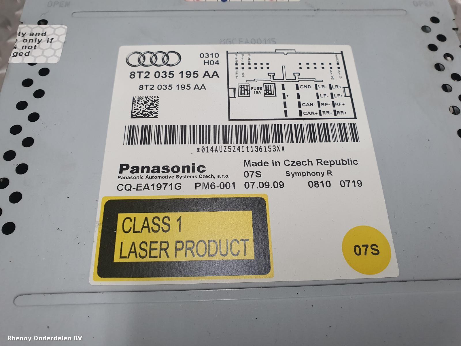 View Auto part RADIO AUDI A4 2010