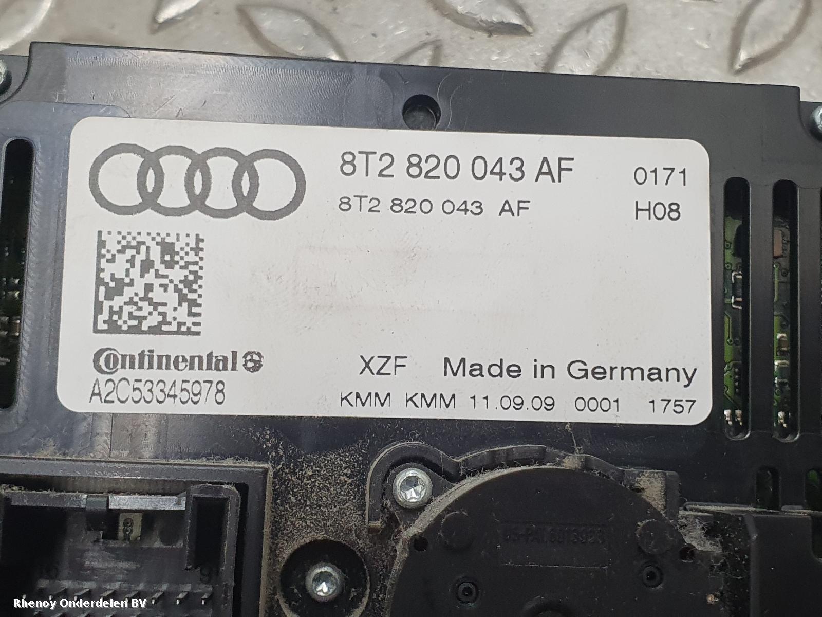 View Auto part KACHEL BEDIENINGSPANEEL AUDI A4 2010