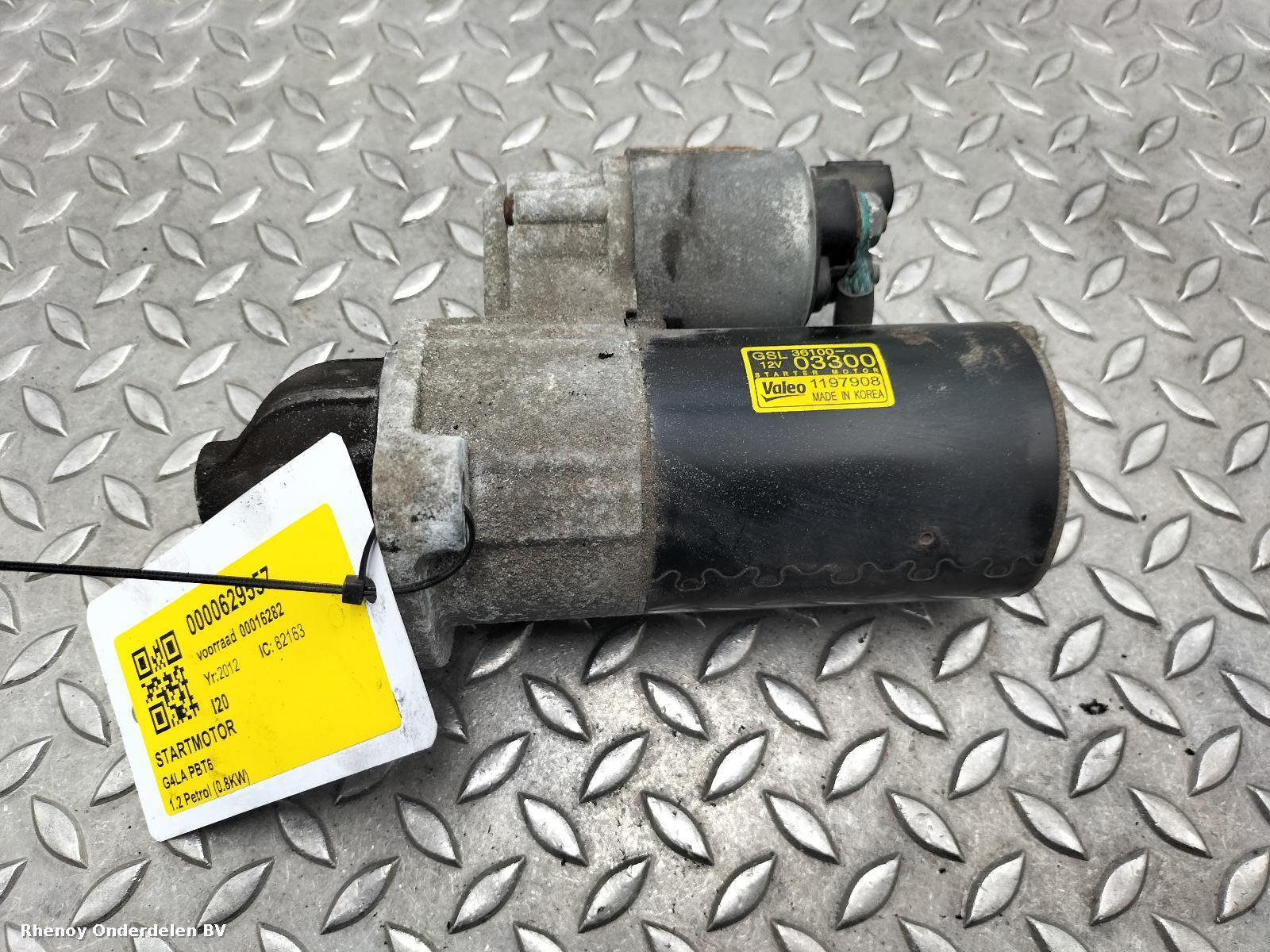 Bekijk Auto-onderdeel STARTMOTOR HYUNDAI I20 2012