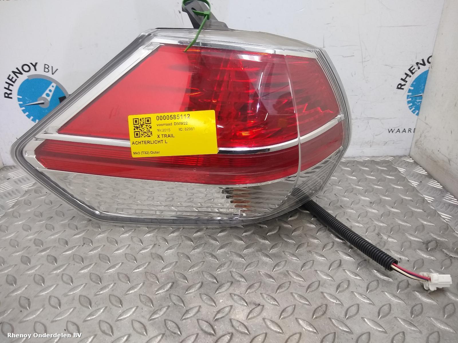 View Auto part ACHTERLICHT L NISSAN X TRAIL 2015
