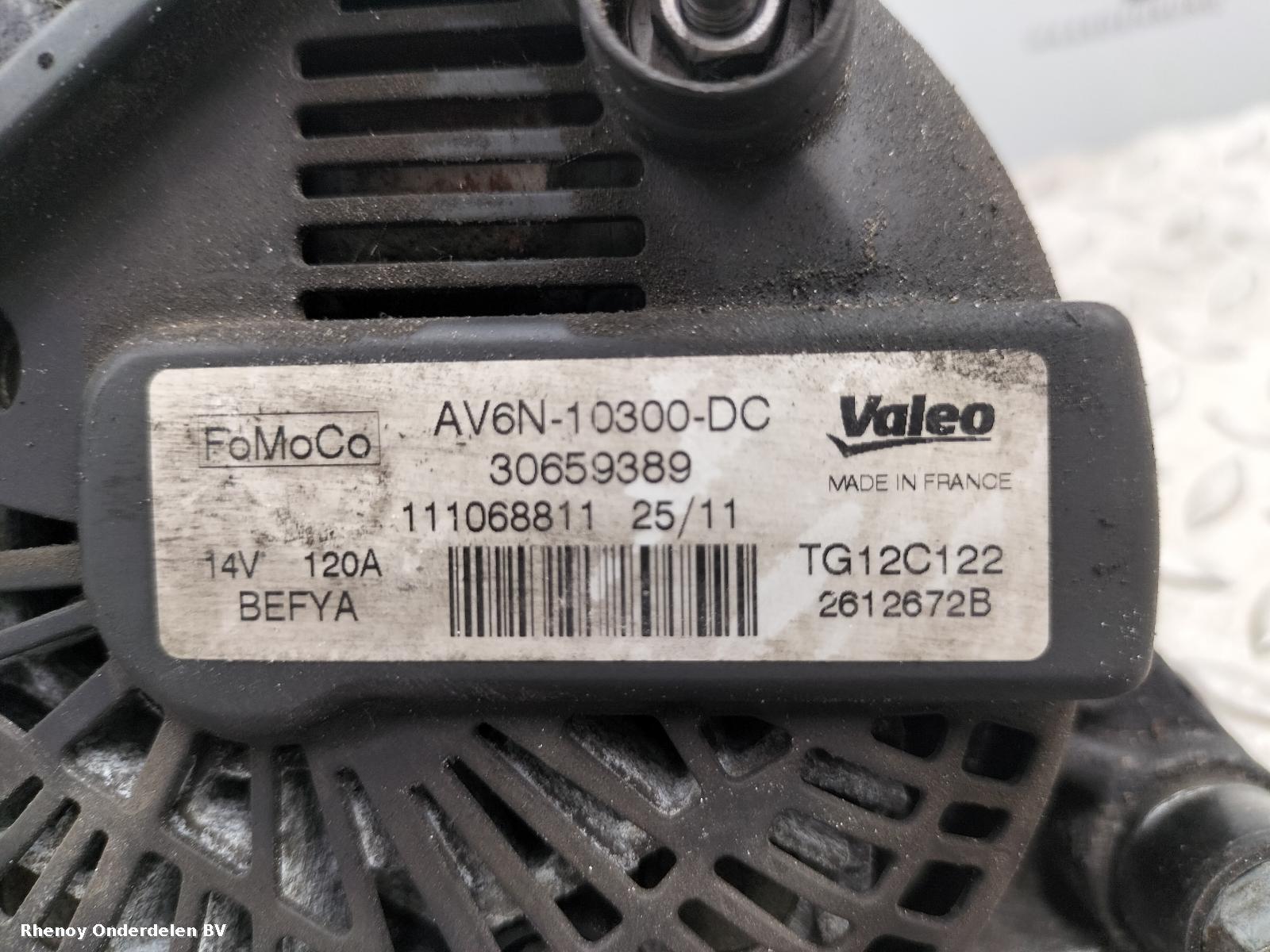 View Auto part DYNAMO FORD FOCUS 2011