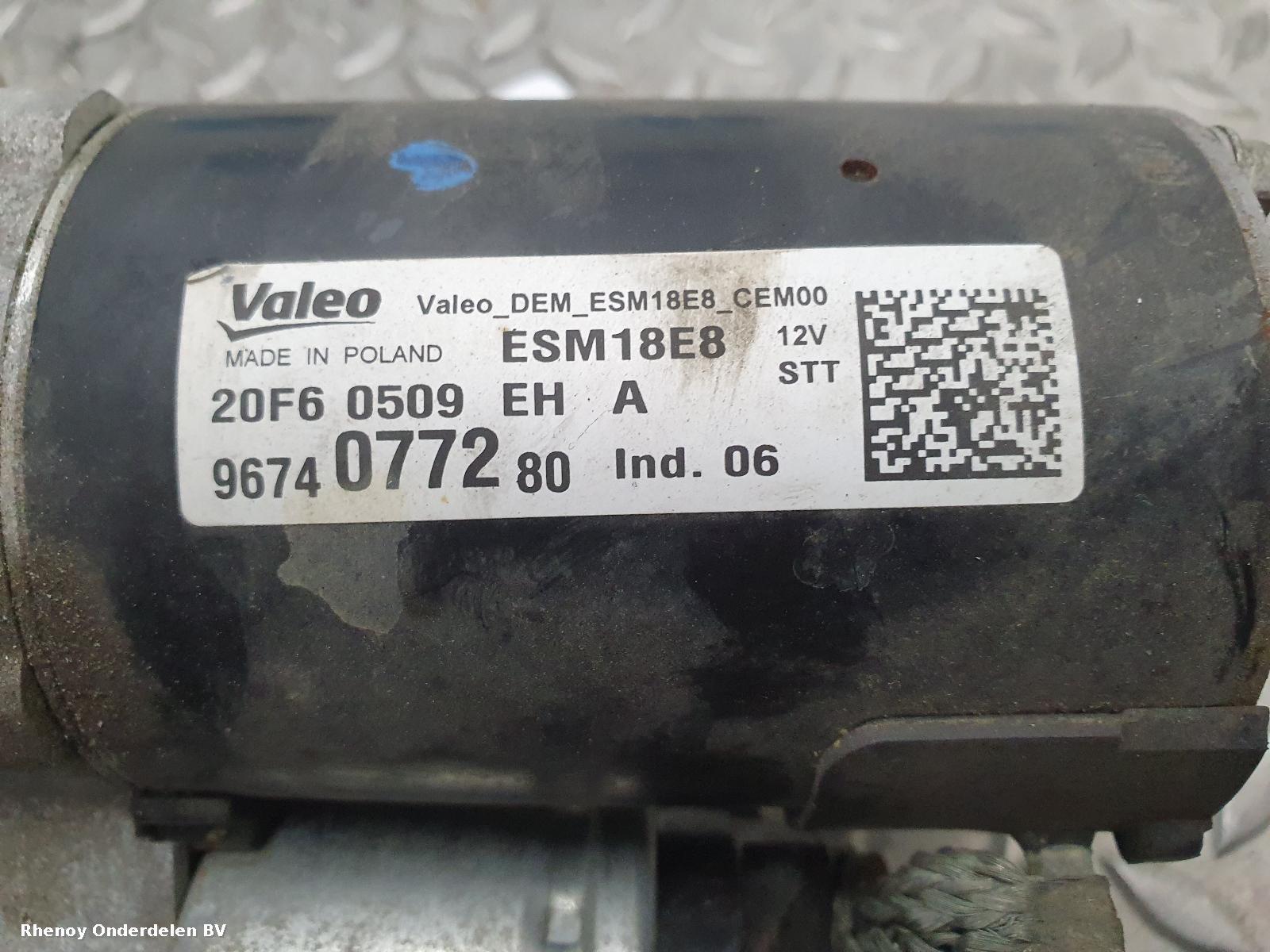 View Auto part STARTMOTOR PEUGEOT 308 2018
