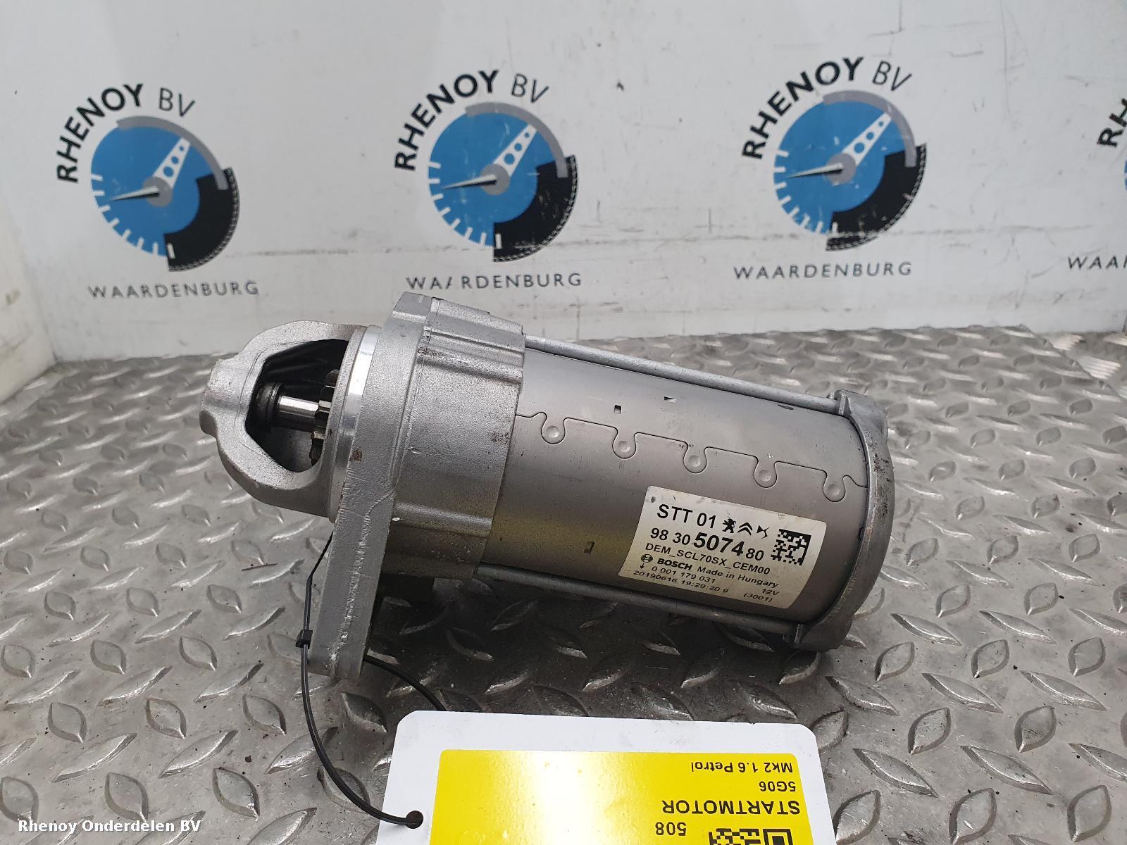 View Auto part STARTMOTOR PEUGEOT 508 2020
