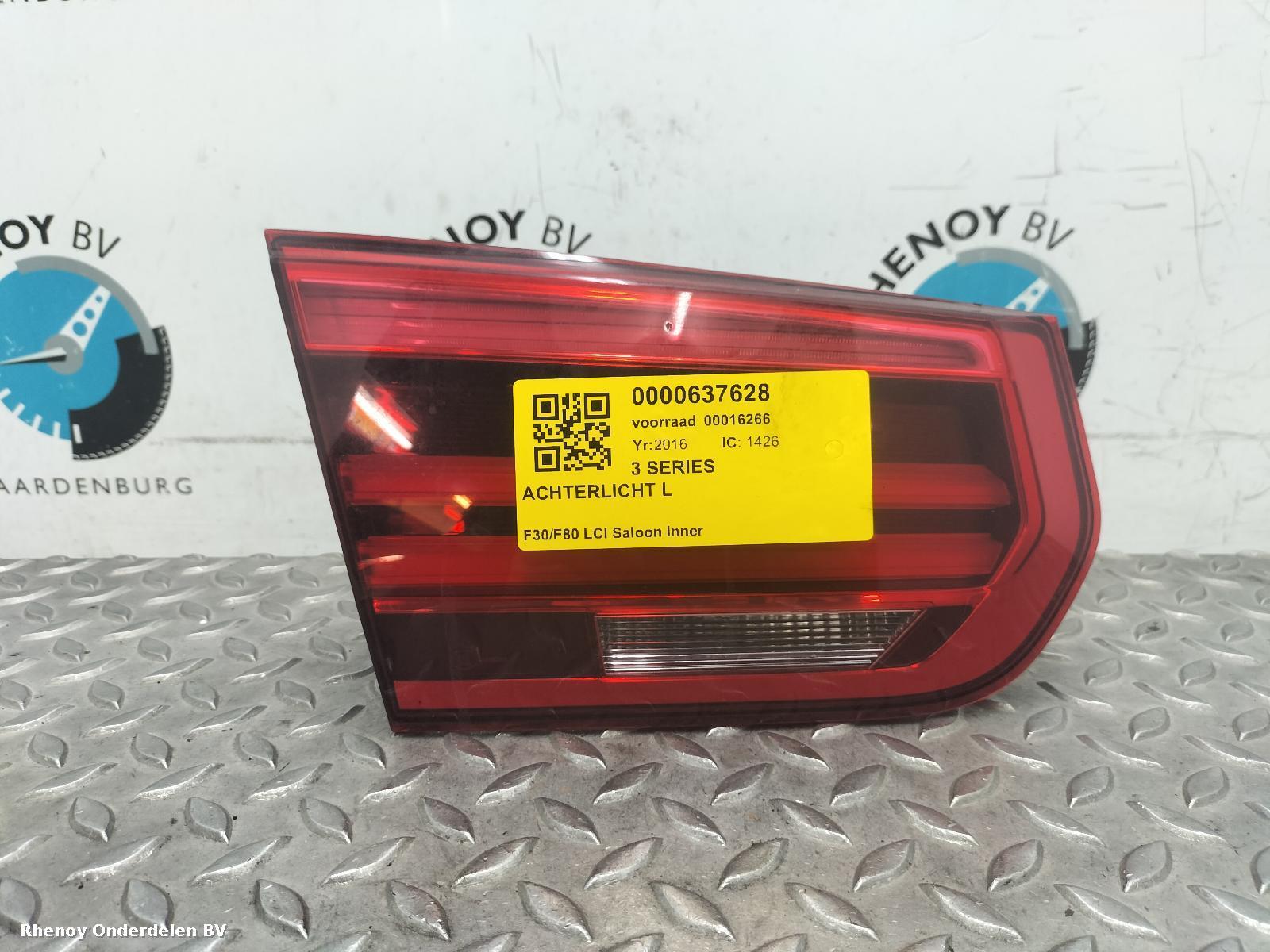 Bekijk Auto-onderdeel ACHTERLICHT L BMW 3 SERIES 2016
