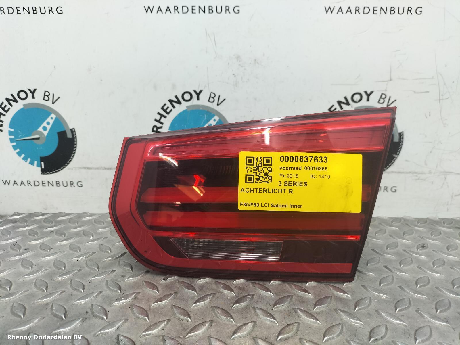 Bekijk Auto-onderdeel ACHTERLICHT R BMW 3 SERIES 2016