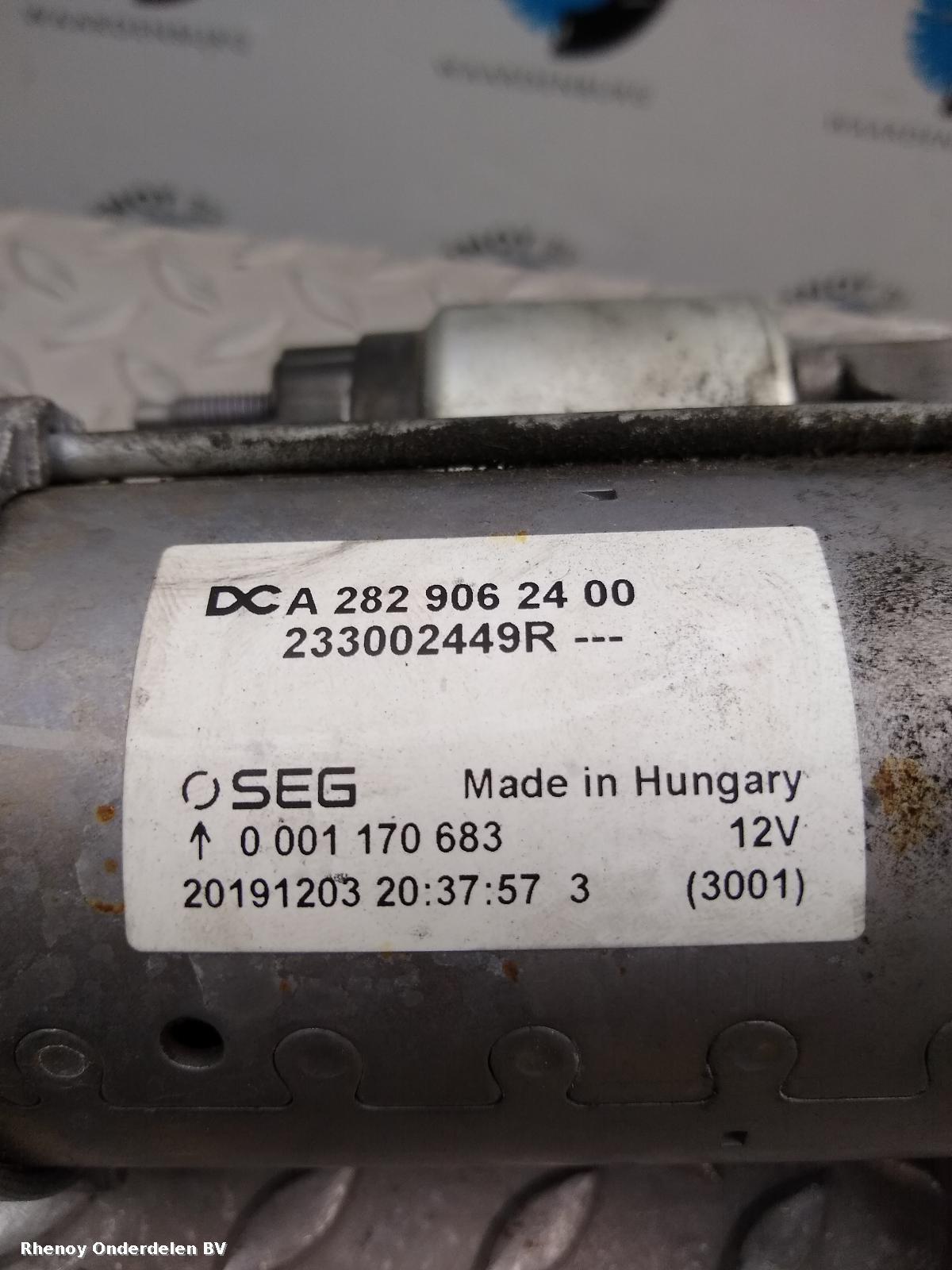 View Auto part STARTMOTOR MERCEDES B CLASS 2019
