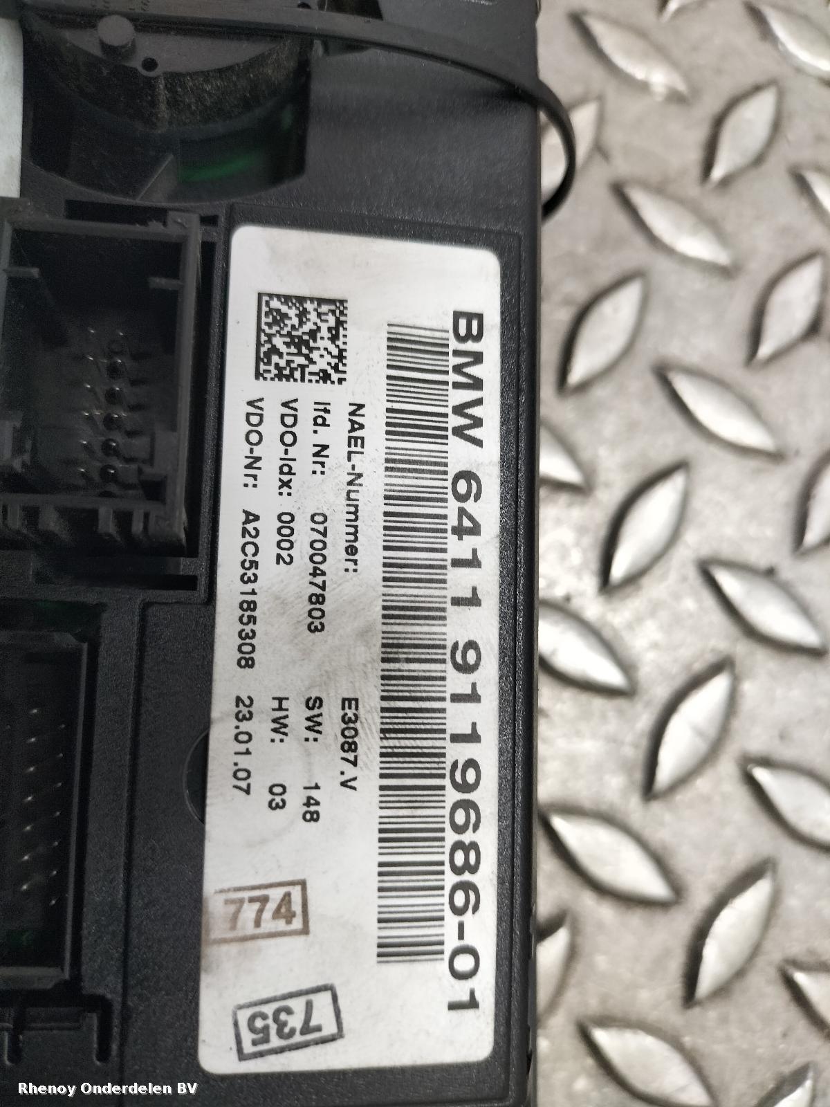 View Auto part KACHEL BEDIENINGSPANEEL BMW 3 SERIES 2007