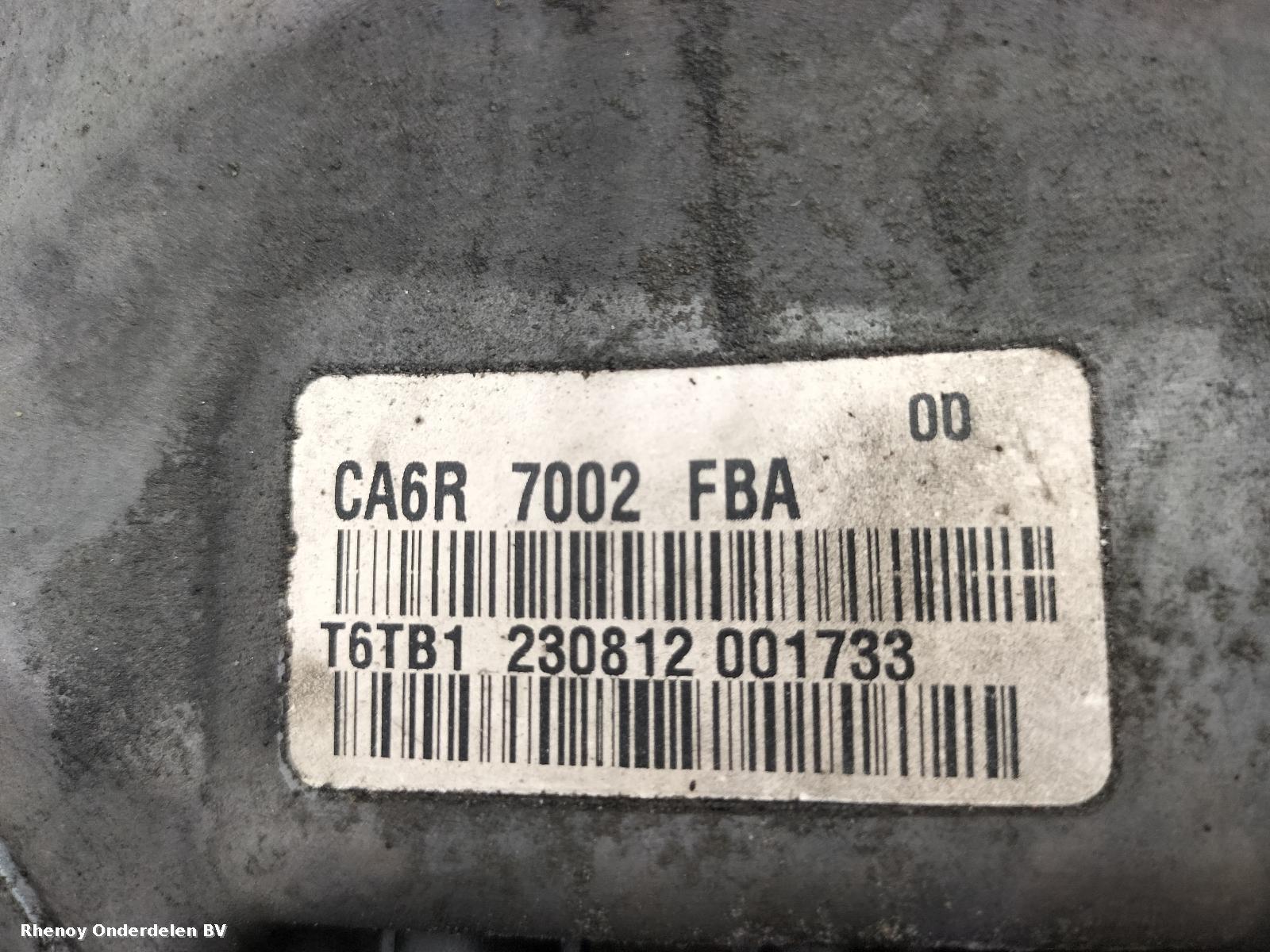 View Auto part TRANSMISSIE / VERSNELLINGSBAK FORD FIESTA 2012