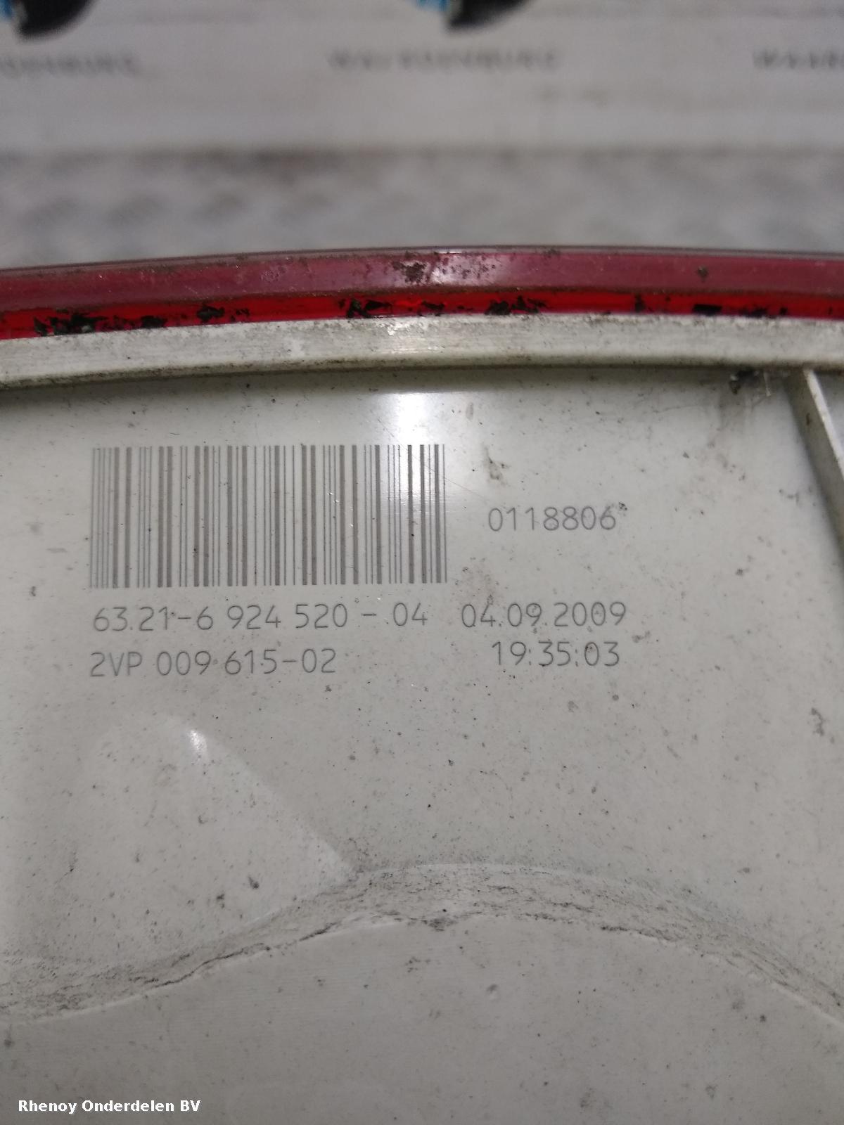 View Auto part ACHTERLICHT R BMW 1 SERIES 2009