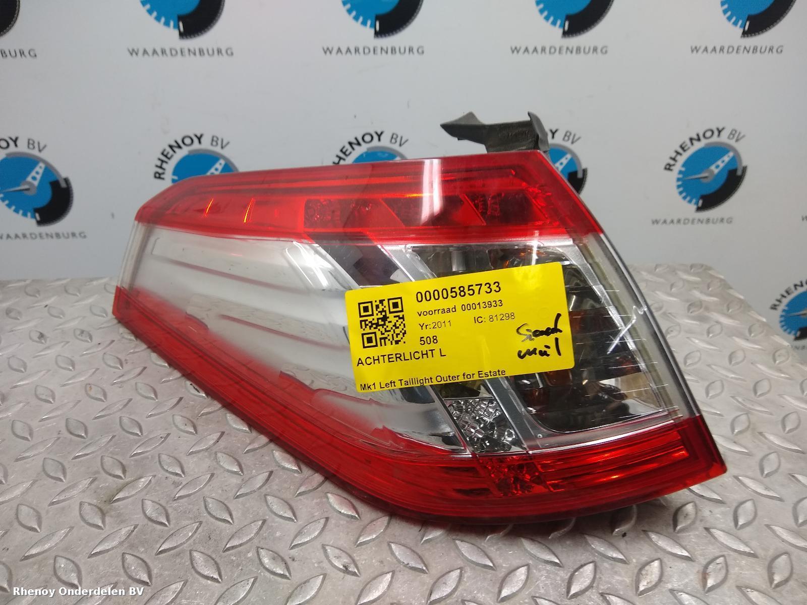 View Auto part ACHTERLICHT L PEUGEOT 508 2011