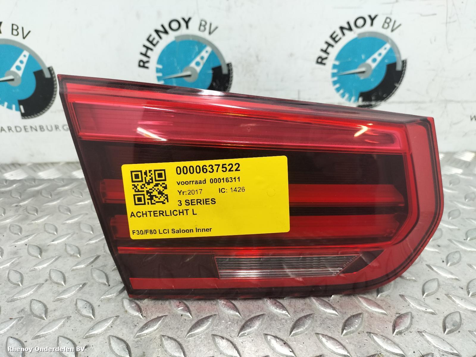 Bekijk Auto-onderdeel ACHTERLICHT L BMW 3 SERIES 2017