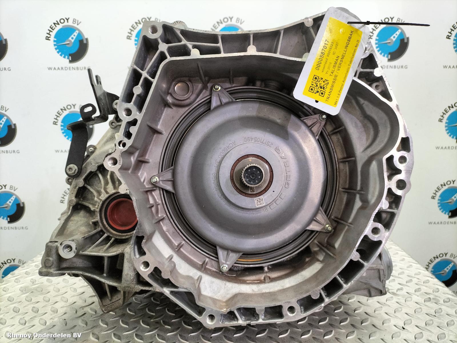 View Auto part Gearbox RENAULT TALISMAN 2018