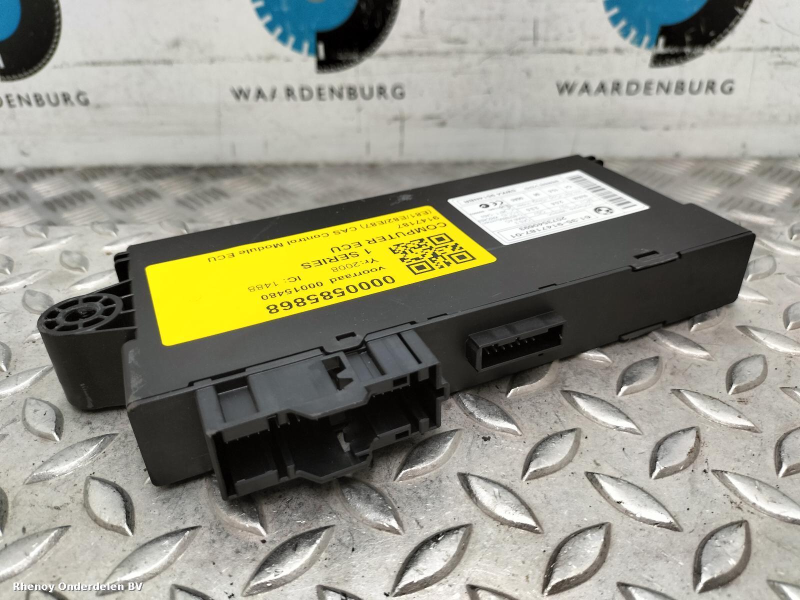 View Auto part COMPUTER ECU BMW 1 SERIES 2008