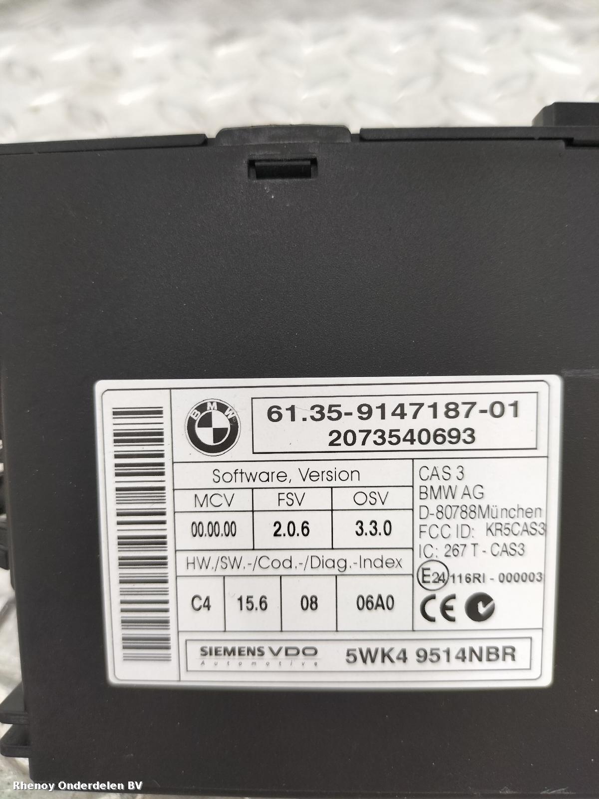 View Auto part COMPUTER ECU BMW 1 SERIES 2008