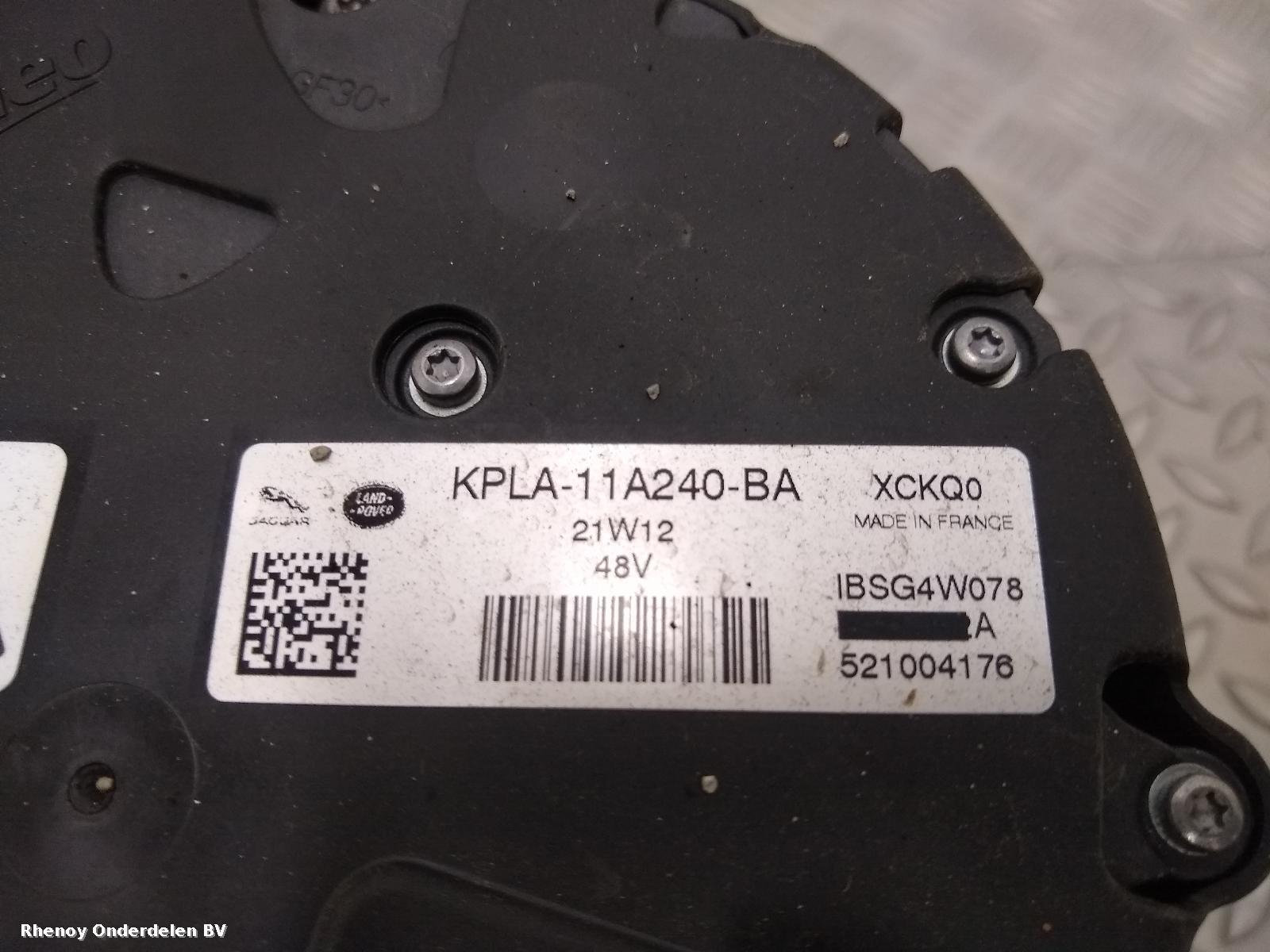 View Auto part DYNAMO LAND ROVER RANGE ROVER 2020