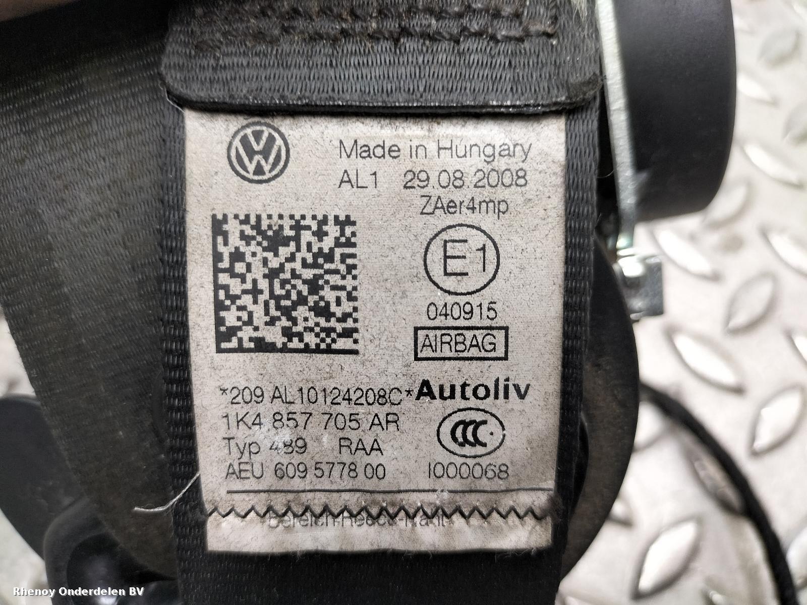 View Auto part GORDELSPANNER VOLKSWAGEN GOLF 2008