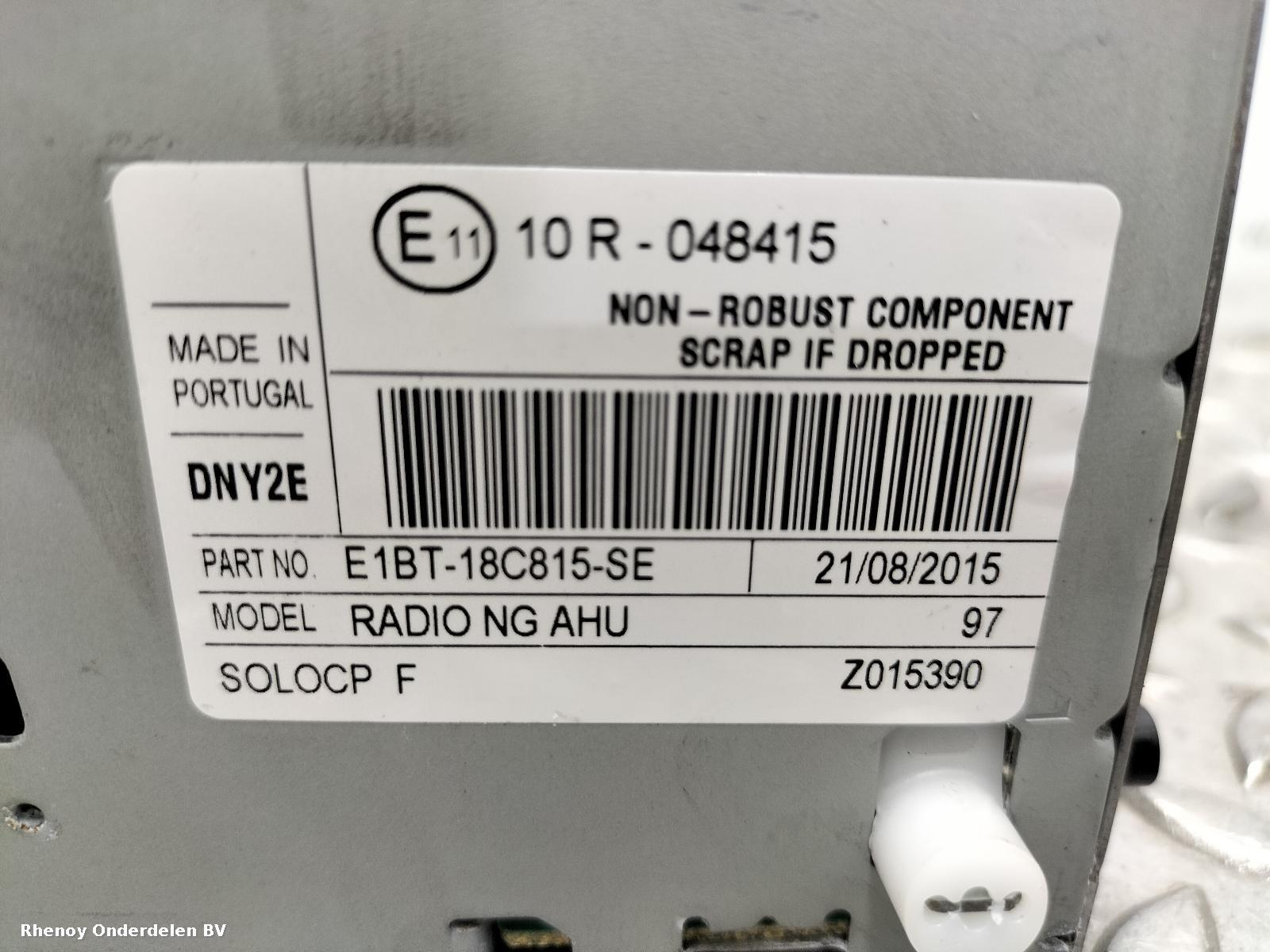 View Auto part NAVIGATIE FORD FIESTA 2015