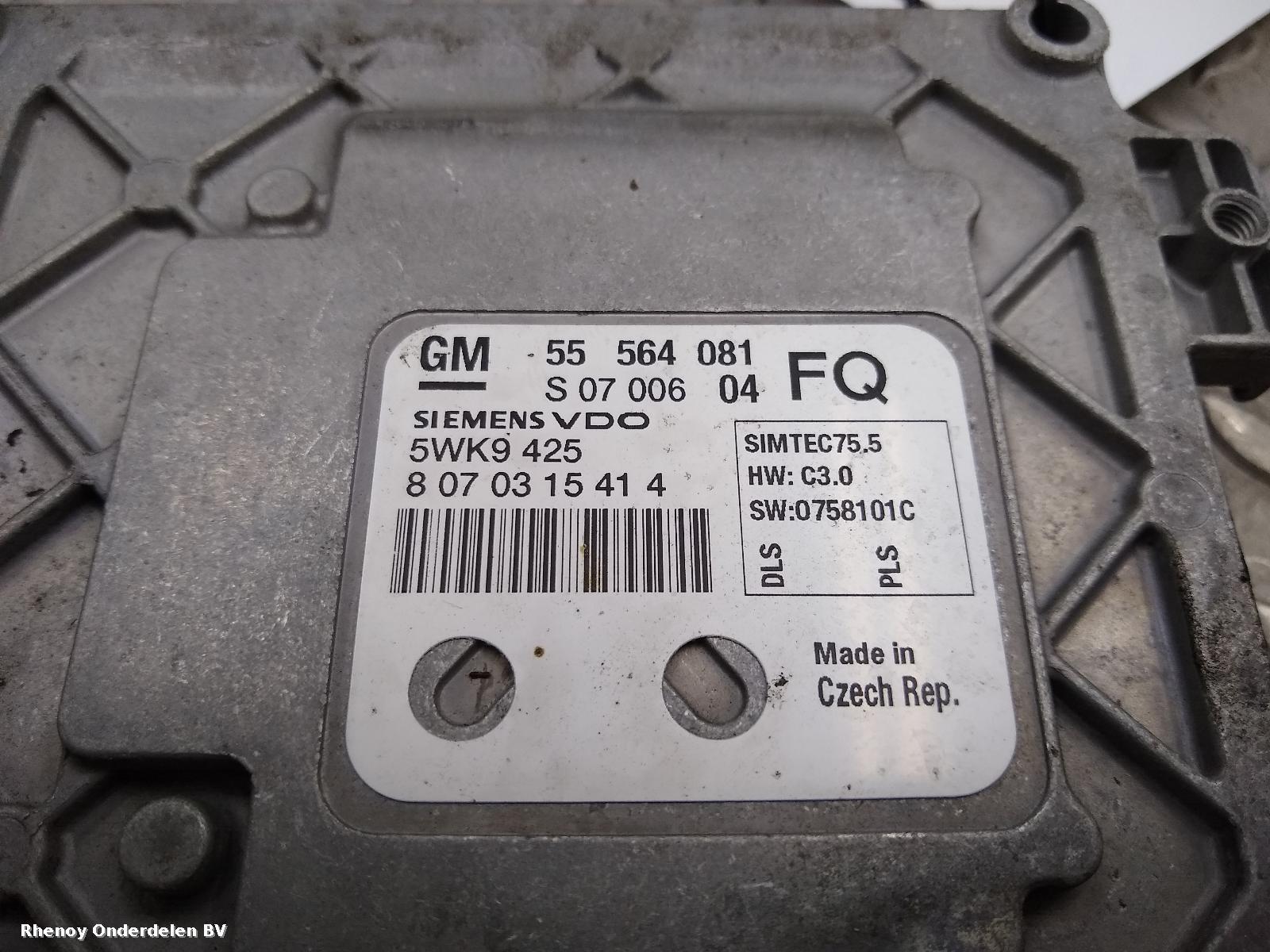 View Auto part COMPUTER ECU OPEL / VAUXHALL ZAFIRA 2009