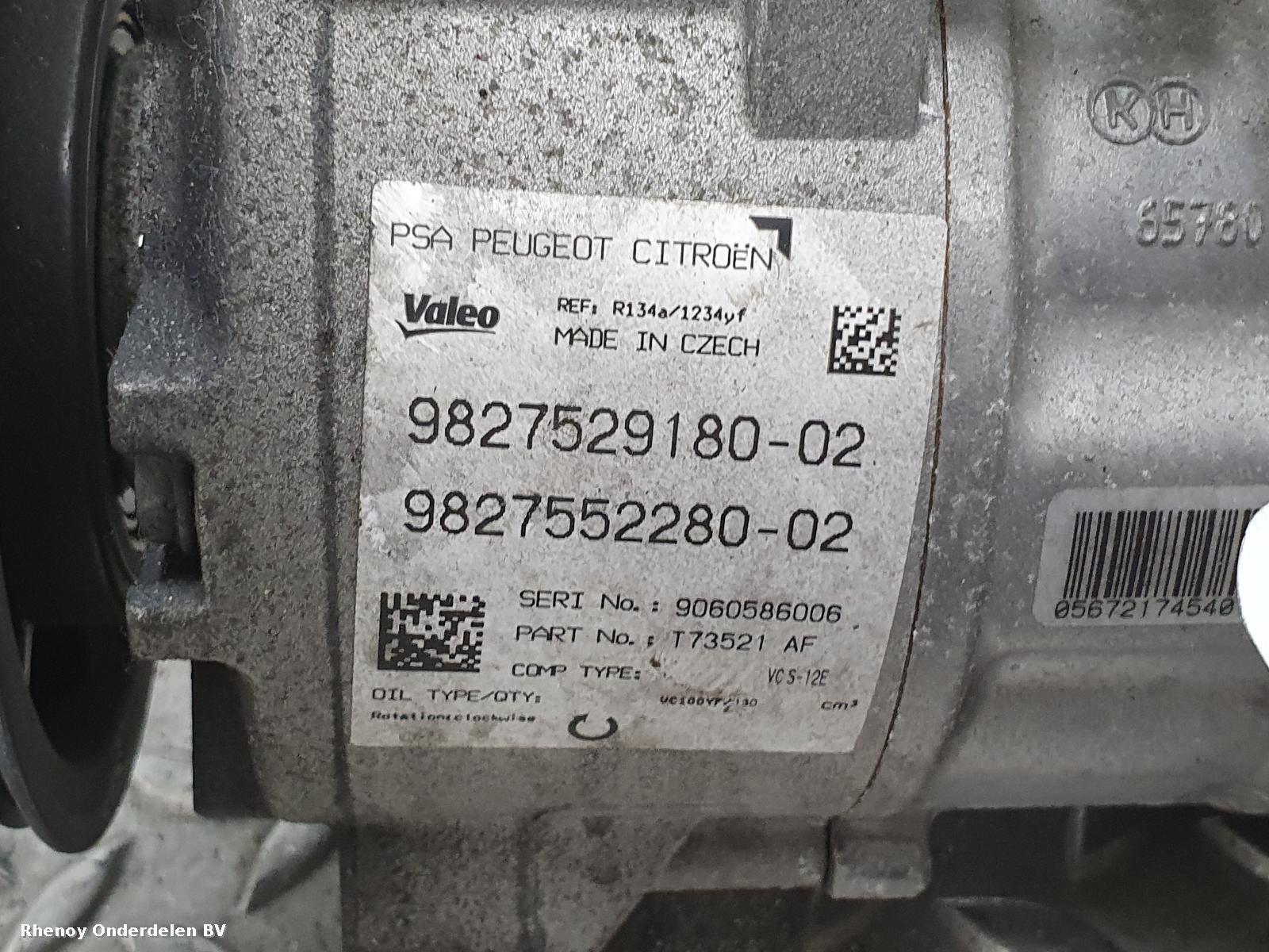 View Auto part AIRCO COMPRESSOR / AIRCOPOMP PEUGEOT 308 2019