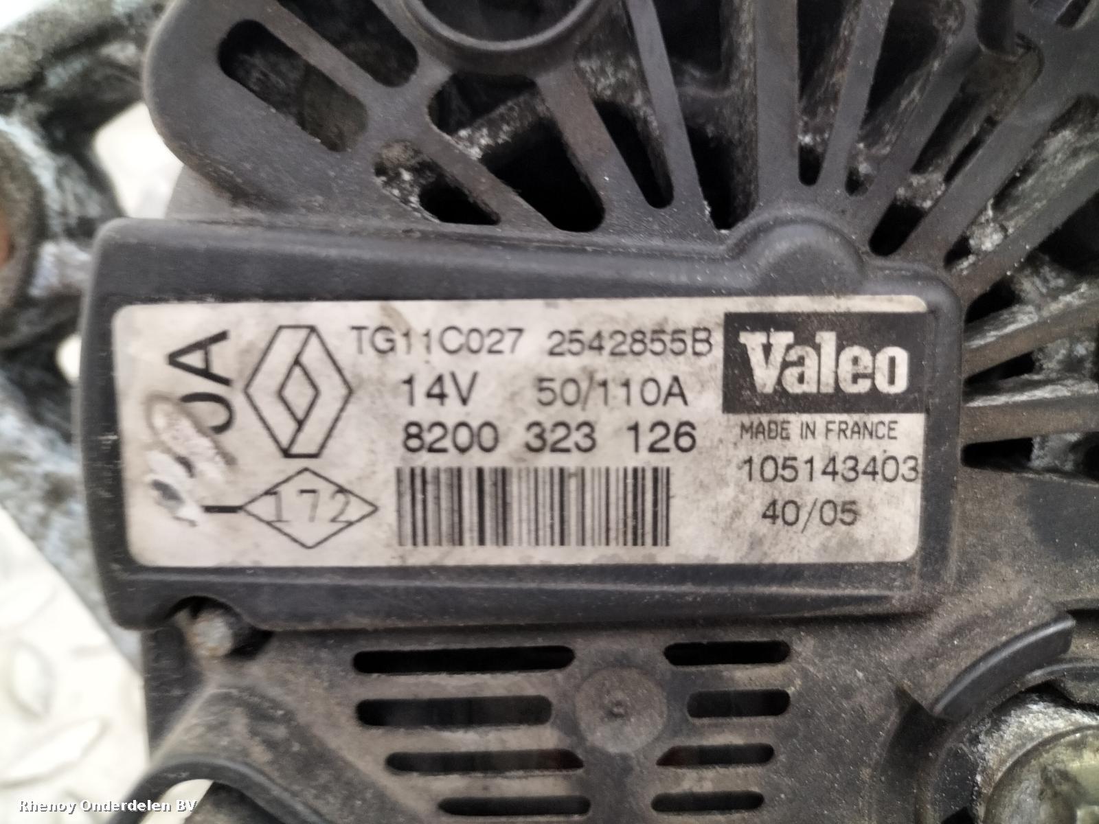 2005 RENAULT MEGANE DYNAMO View Auto part DYNAMO RENAULT MEGANE 2005
