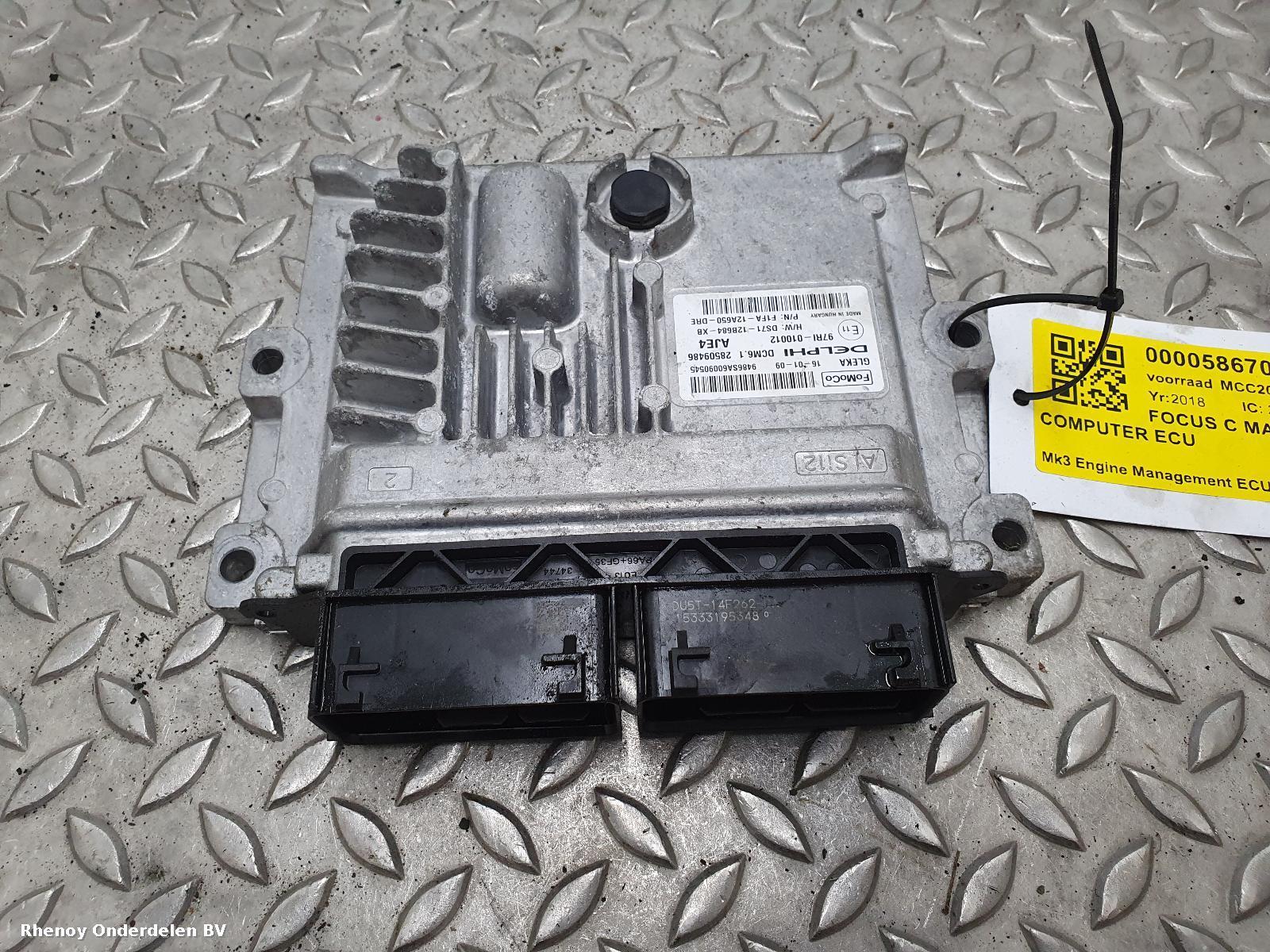 Bekijk Auto-onderdeel COMPUTER ECU FORD FOCUS C MAX 2018