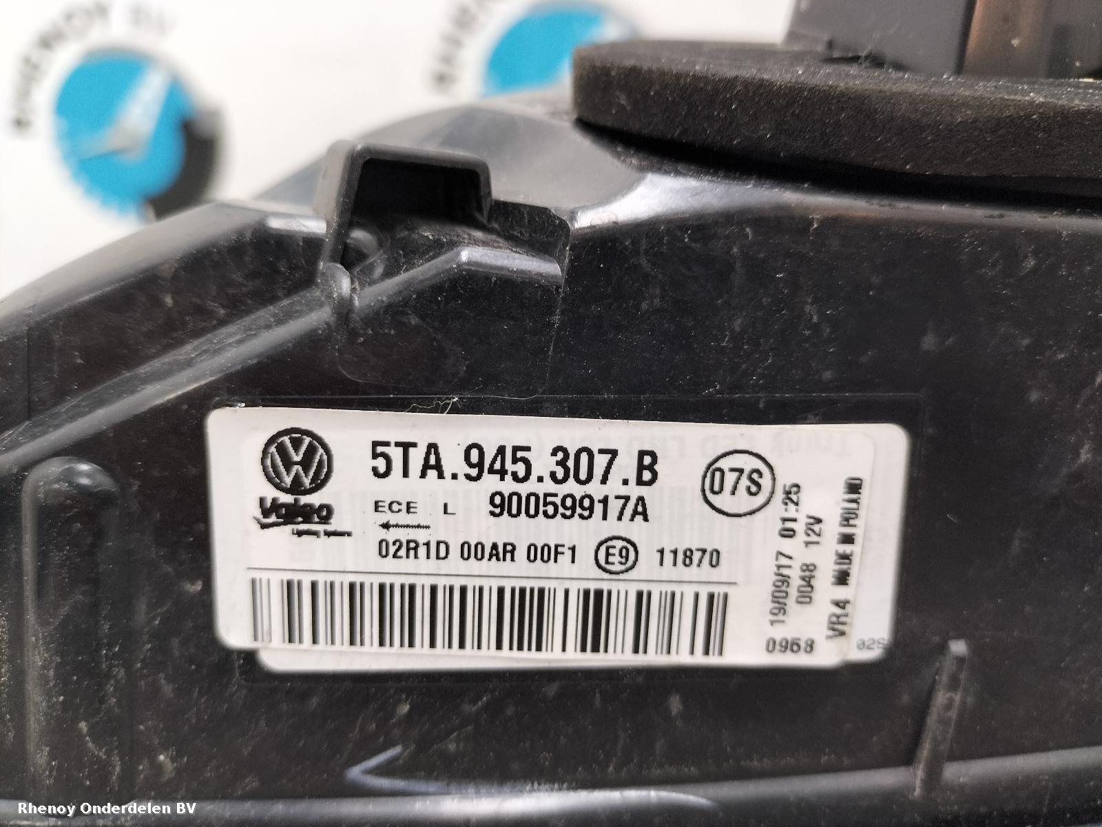 View Auto part ACHTERLICHT L VOLKSWAGEN TOURAN 2017