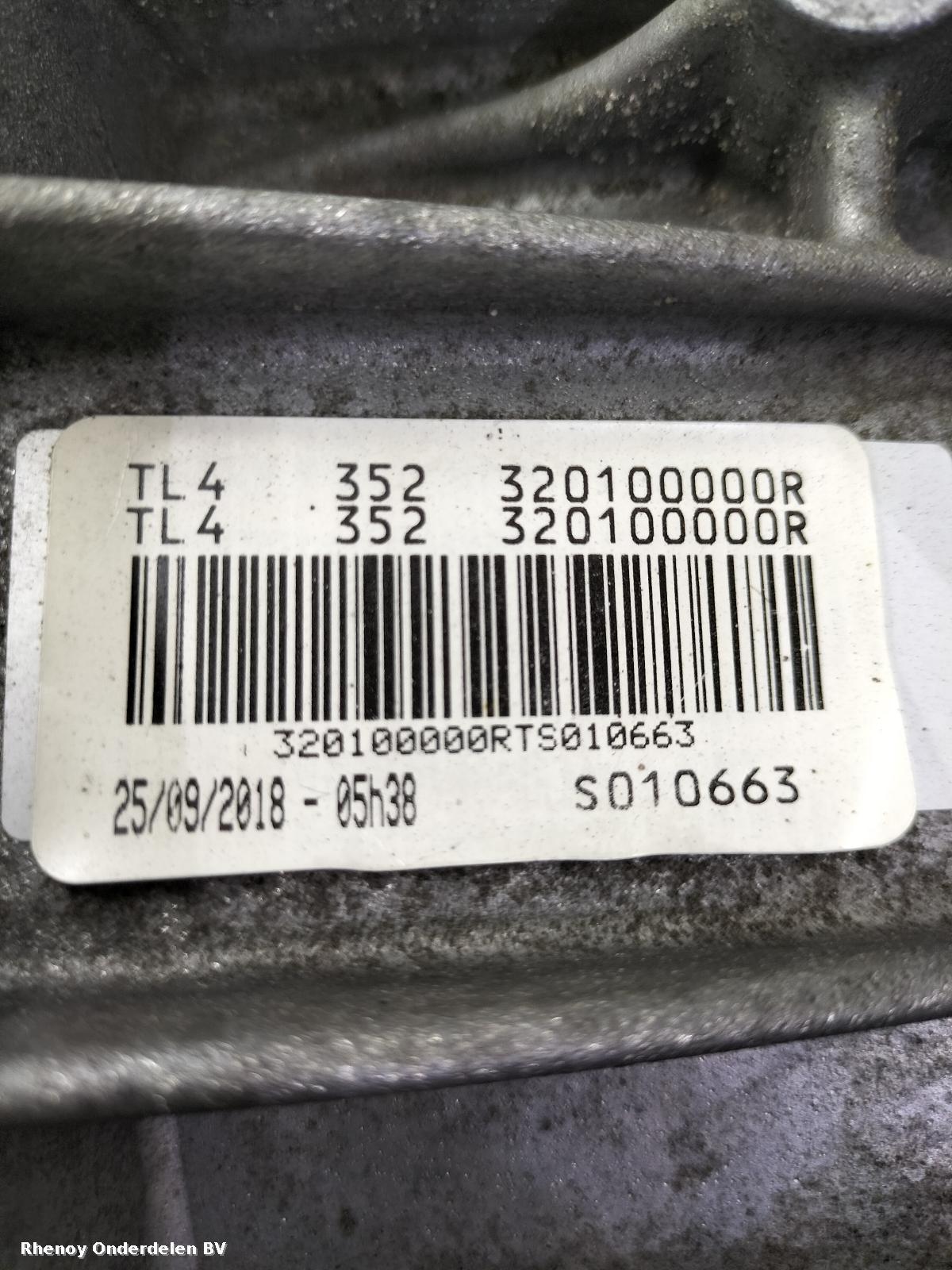2019 RENAULT MEGANE Gearbox View Auto part Gearbox RENAULT MEGANE 2019