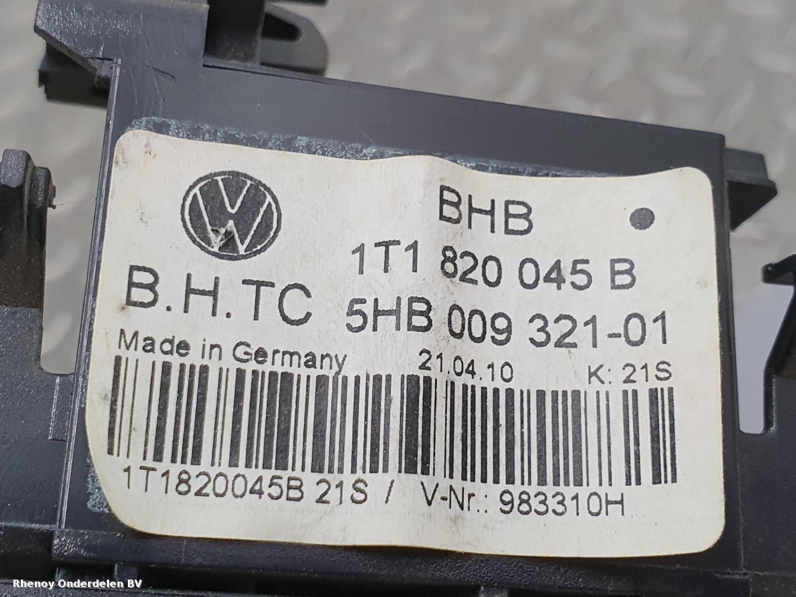 2010 VOLKSWAGEN CADDY KACHEL BEDIENINGSPANEEL View Auto part KACHEL BEDIENINGSPANEEL VOLKSWAGEN CADDY 2010