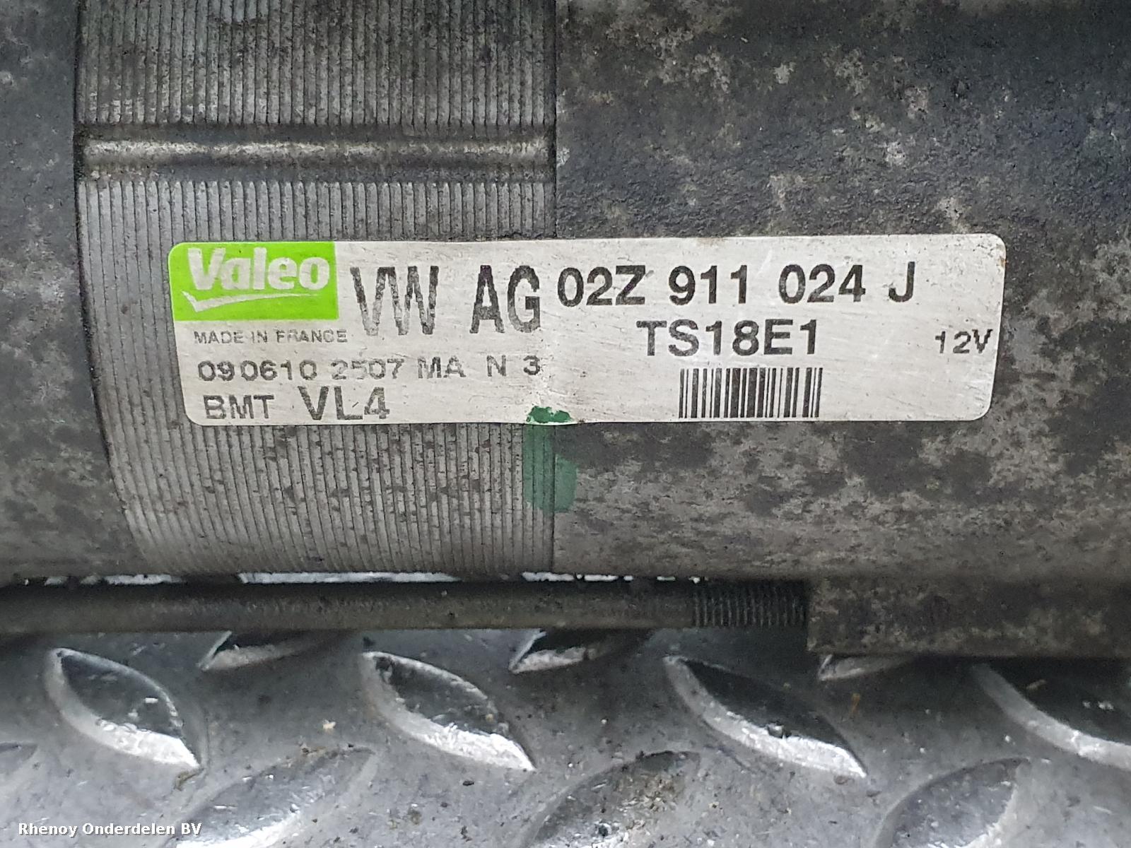 2010 VOLKSWAGEN CADDY STARTMOTOR View Auto part STARTMOTOR VOLKSWAGEN CADDY 2010