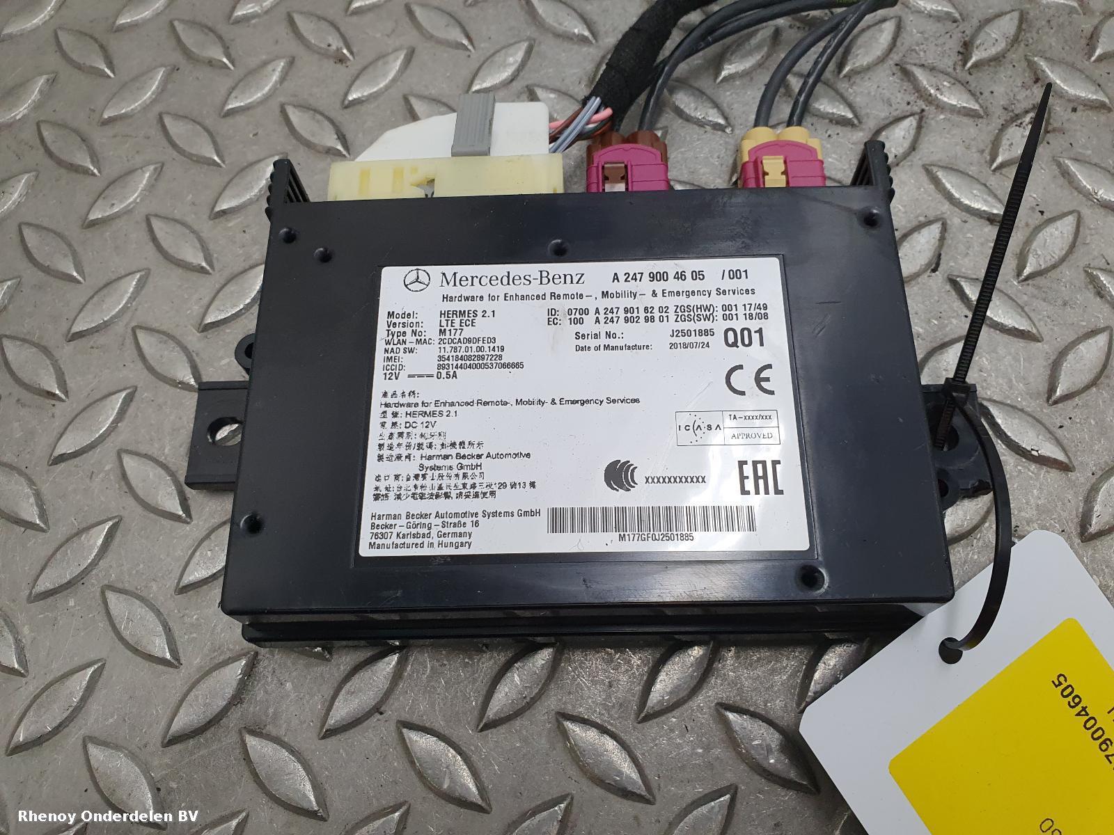 Bekijk Auto-onderdeel COMPUTER ECU MERCEDES A CLASS 2019