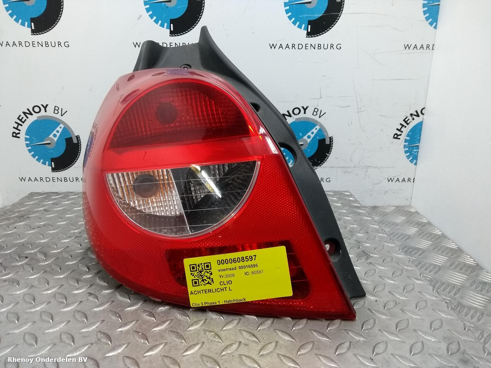 Bekijk Auto-onderdeel ACHTERLICHT L RENAULT CLIO 2008