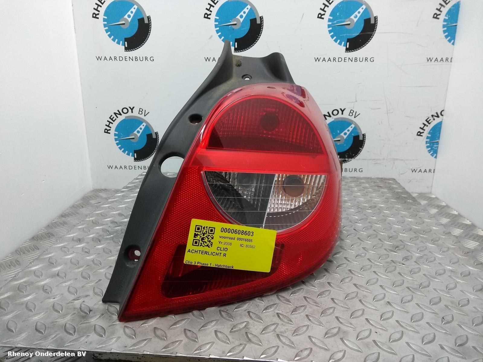 Bekijk Auto-onderdeel ACHTERLICHT R RENAULT CLIO 2008