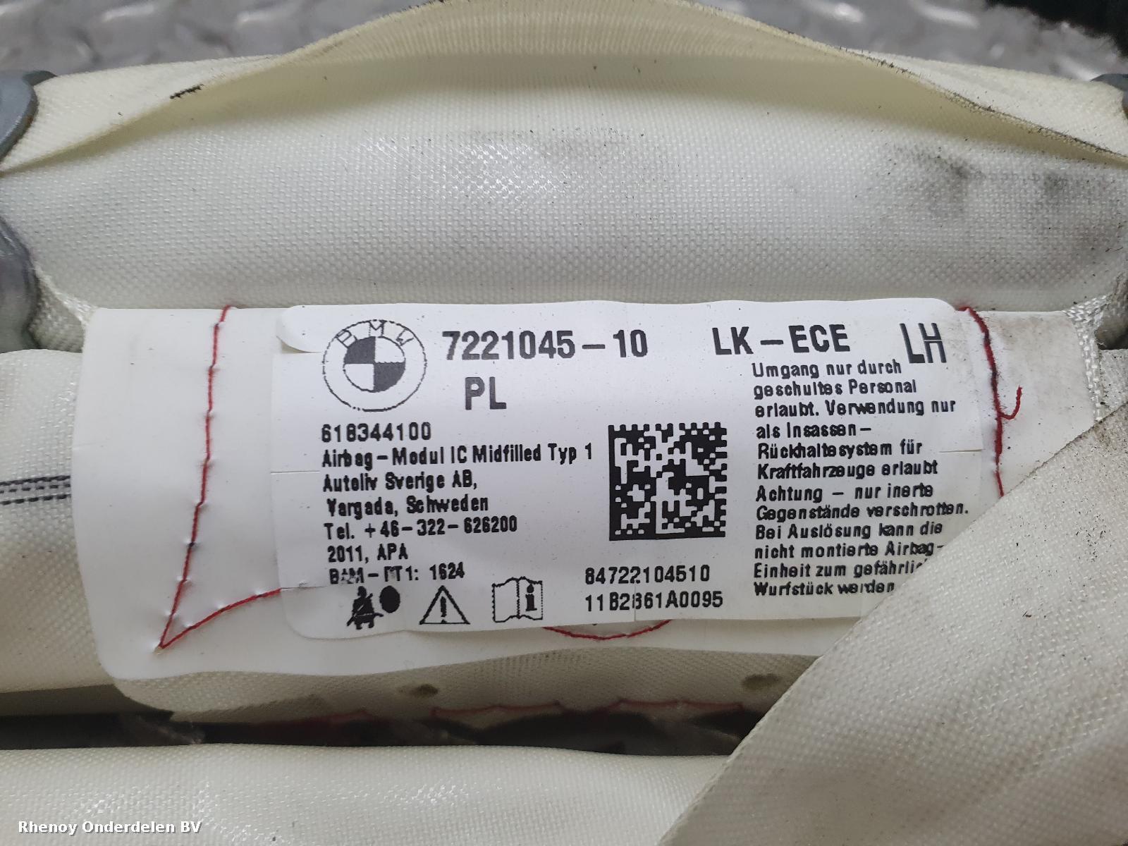 2012 BMW 1 SERIES AIRBAG LINKS View Auto part AIRBAG LINKS BMW 1 SERIES 2012
