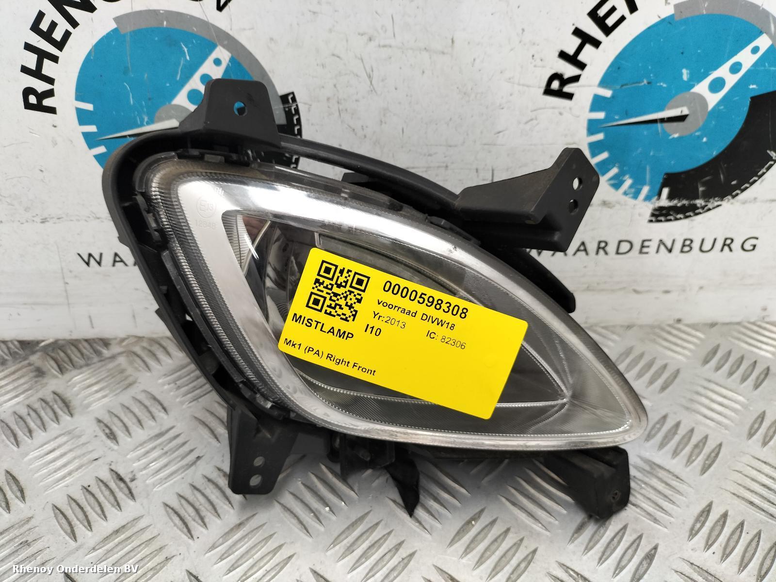 View Auto part Fog Lamp HYUNDAI I10 2013