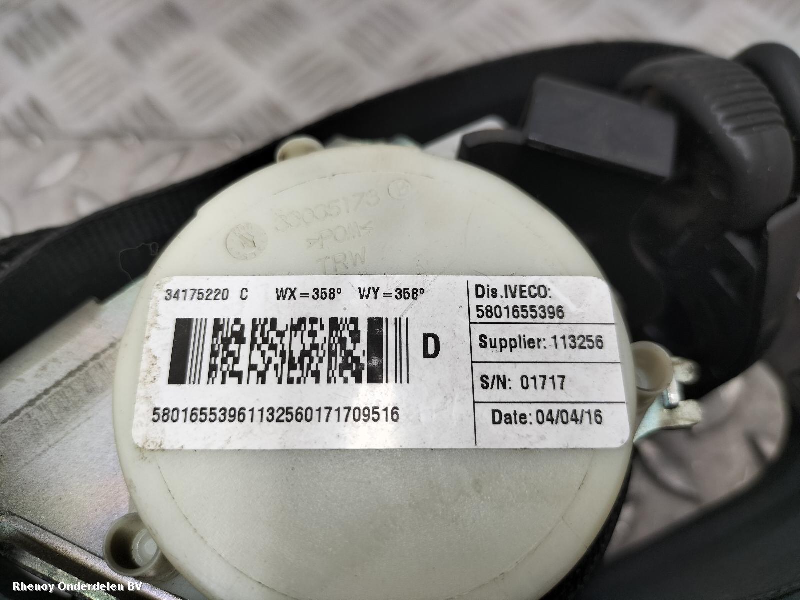 View Auto part Seat Belt IVECO DAILY 2015