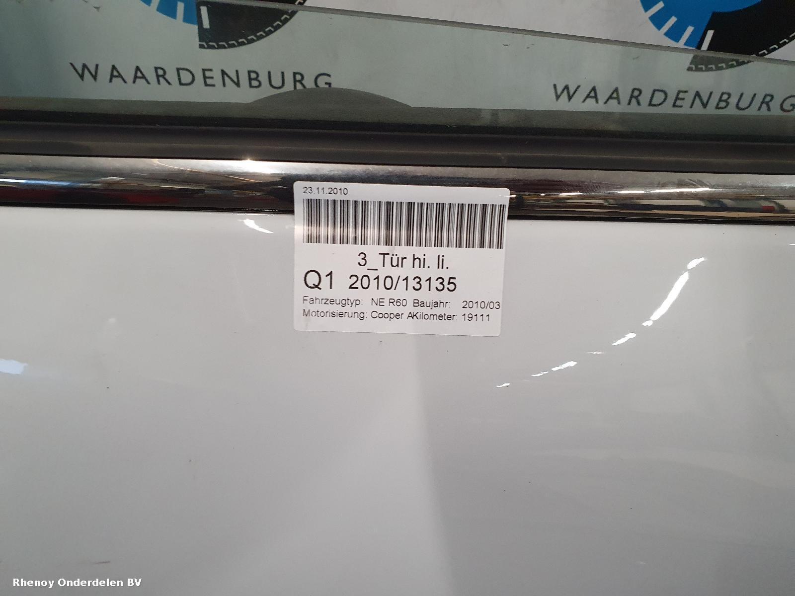 2010 MINI (BMW) COUNTRYMAN PORTIER LA View Auto part PORTIER LA MINI (BMW) COUNTRYMAN 2010