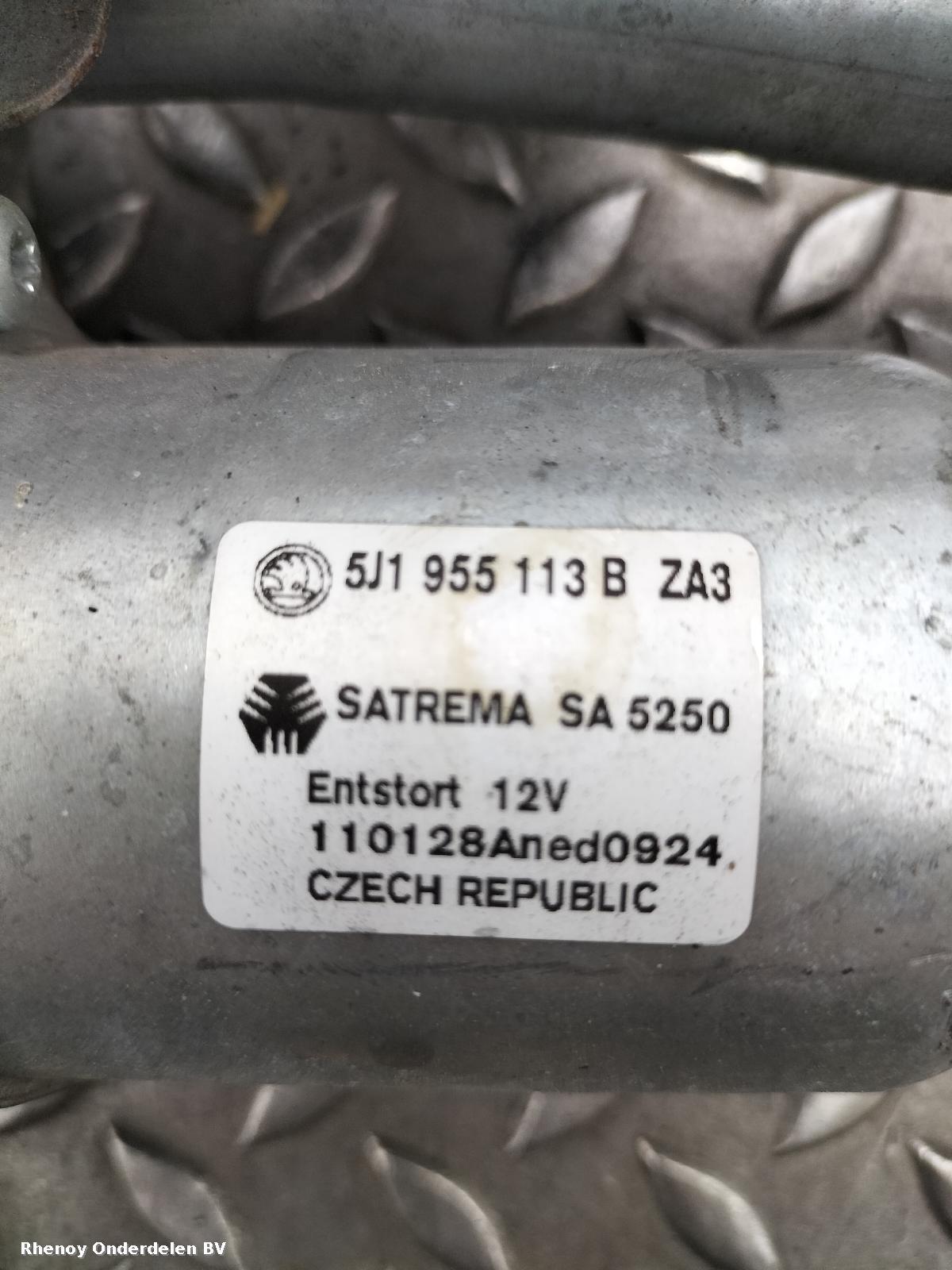 View Auto part Wiper Motor Front SKODA FABIA 2011