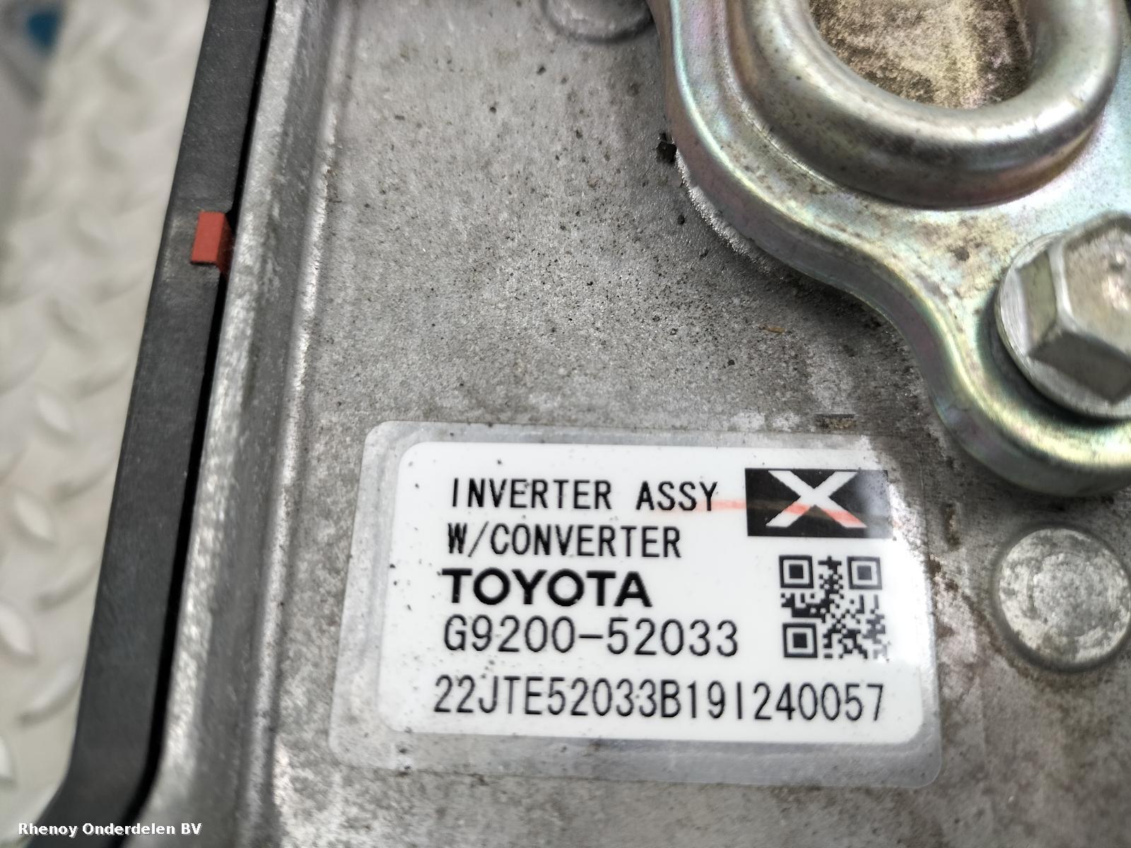 View Auto part EV / HYBRIDE ELEKTRONISCHE OMVORMER TOYOTA YARIS 2020