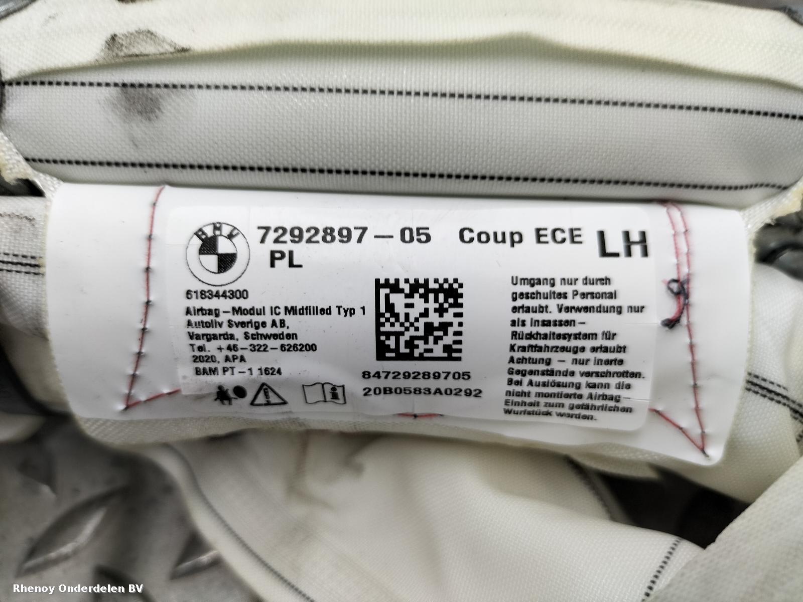 View Auto part AIRBAG LINKS BMW 2 SERIES 2019