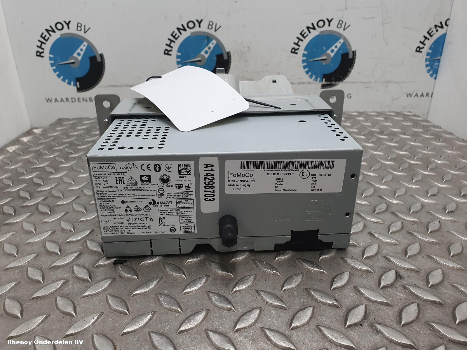 View Auto part RADIO FORD FIESTA 2022