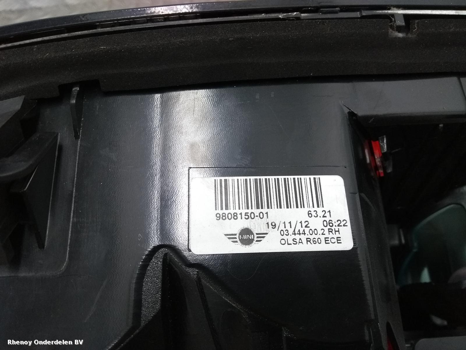 View Auto part ACHTERLICHT R MINI (BMW) COUNTRYMAN 2010