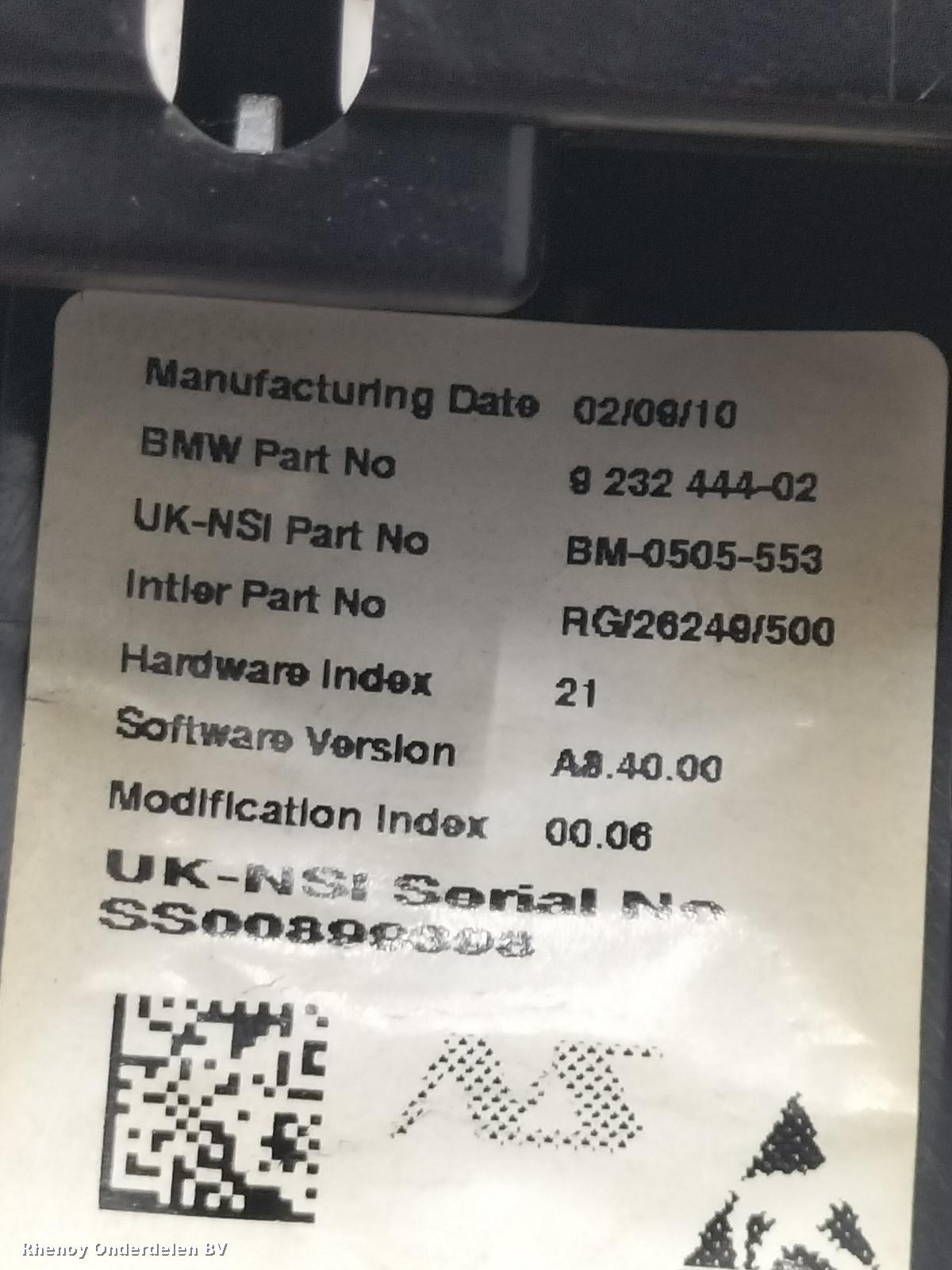 View Auto part KLOKKENPANEEL MINI (BMW) COUNTRYMAN 2010