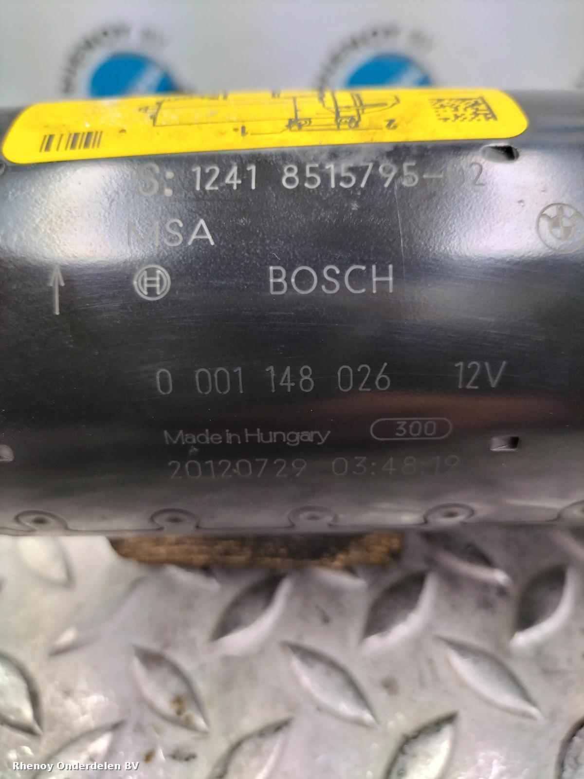 View Auto part STARTMOTOR BMW 1 SERIES 2013