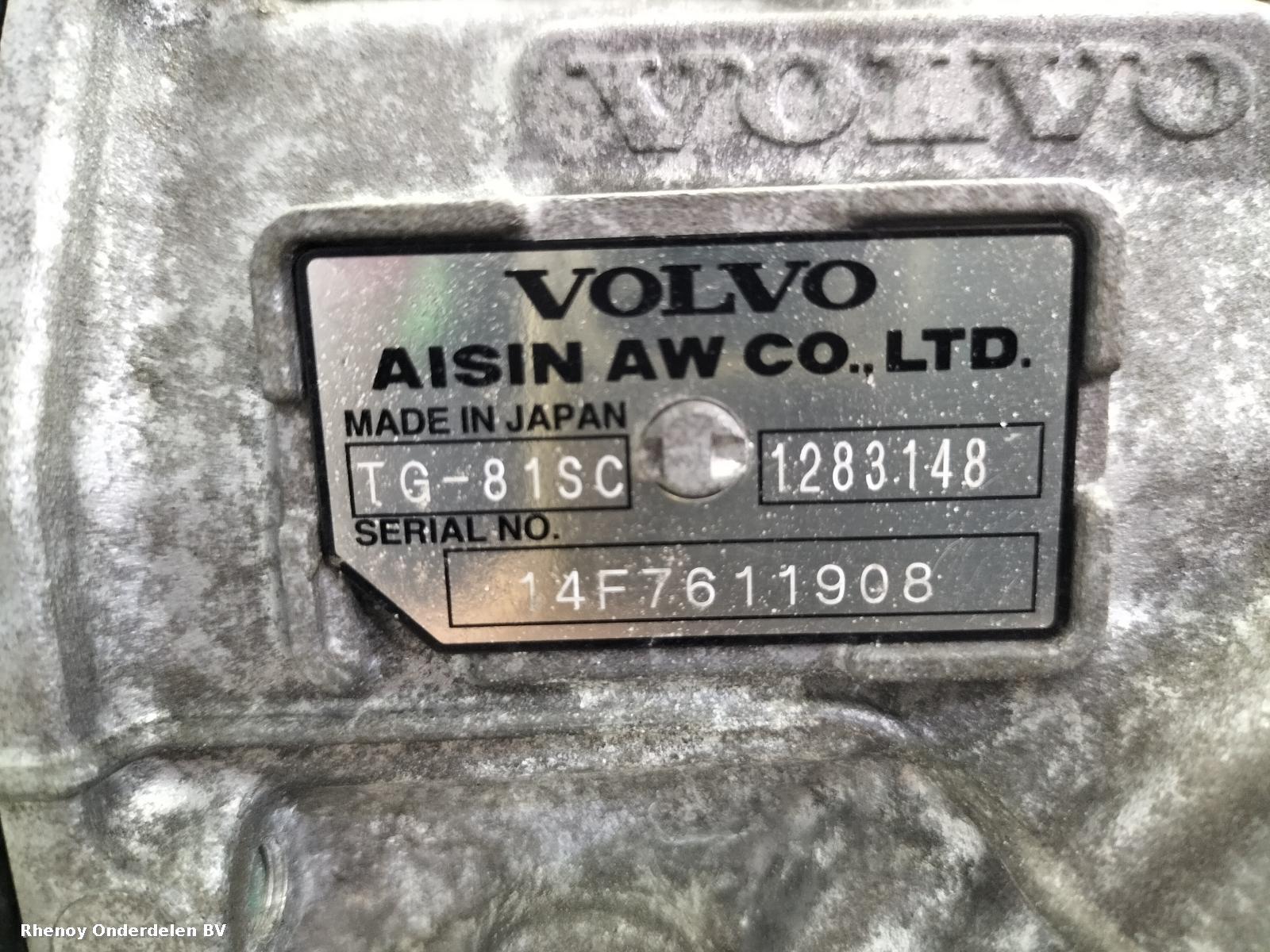 2016 VOLVO V40 TRANSMISSIE / VERSNELLINGSBAK View Auto part TRANSMISSIE / VERSNELLINGSBAK VOLVO V40 2016