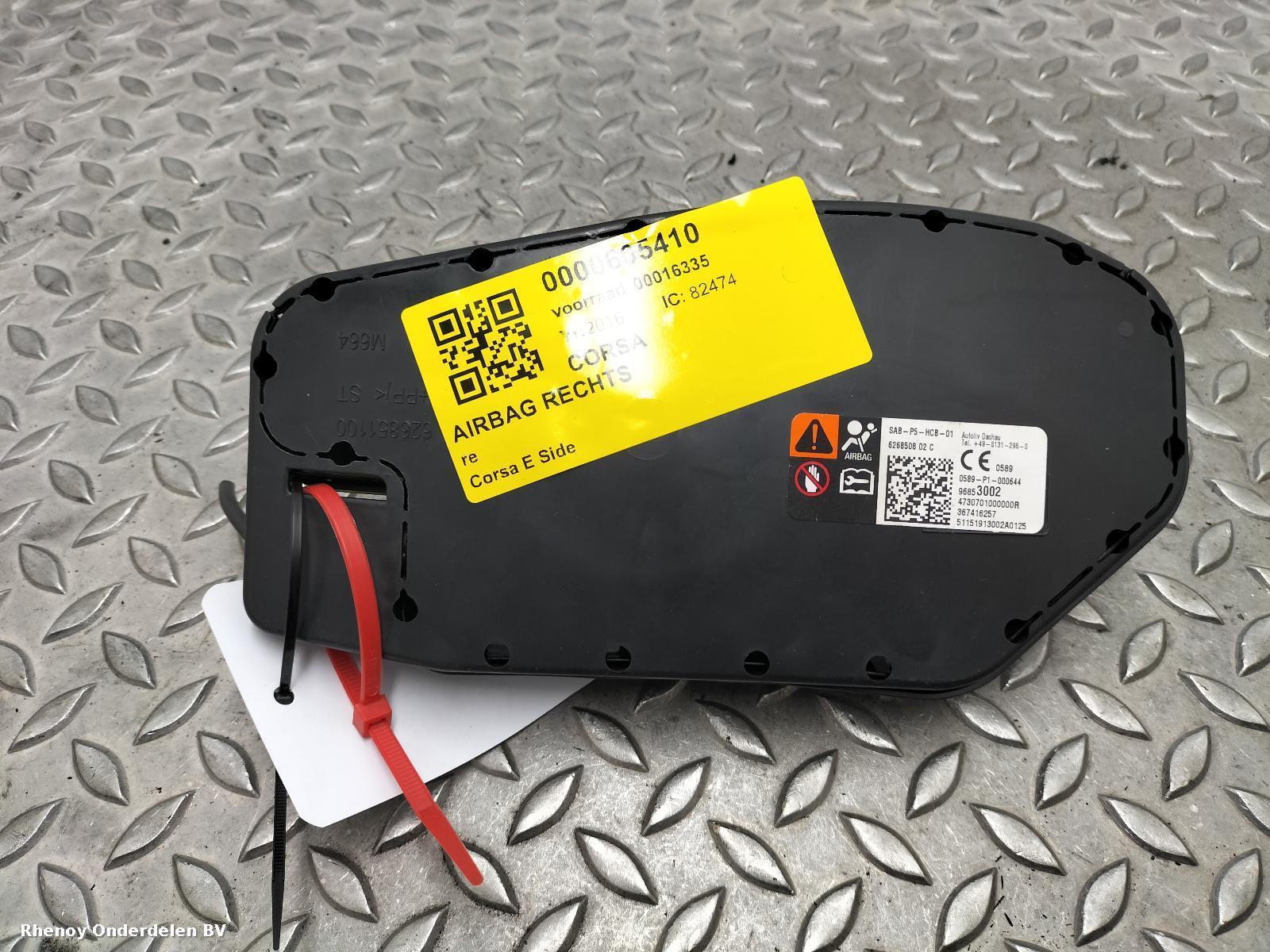 Bekijk Auto-onderdeel AIRBAG RECHTS OPEL / VAUXHALL CORSA 2016