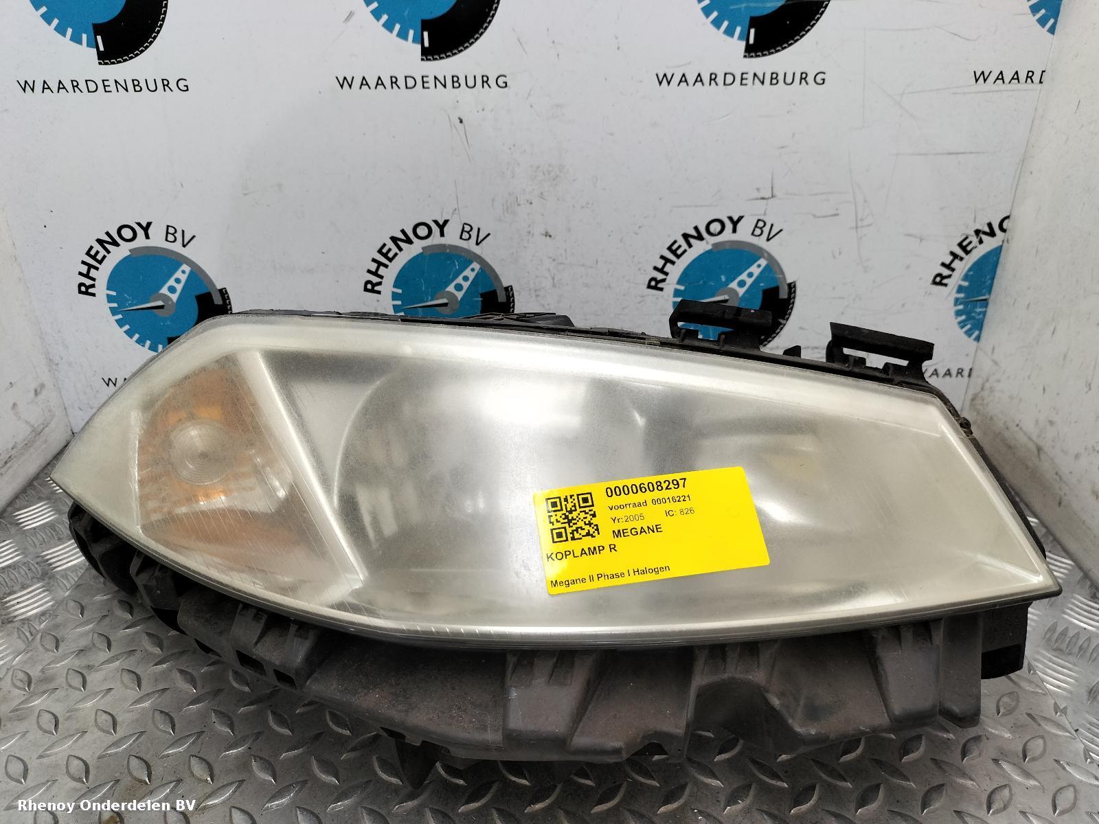 Bekijk Auto-onderdeel KOPLAMP R RENAULT MEGANE 2005