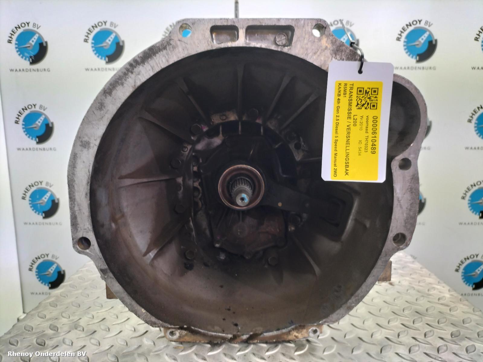 View Auto part TRANSMISSIE / VERSNELLINGSBAK MITSUBISHI L200 2010