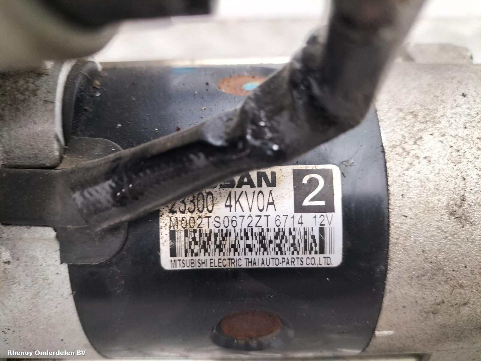 2013 NISSAN NAVARA STARTMOTOR View Auto part STARTMOTOR NISSAN NAVARA 2013